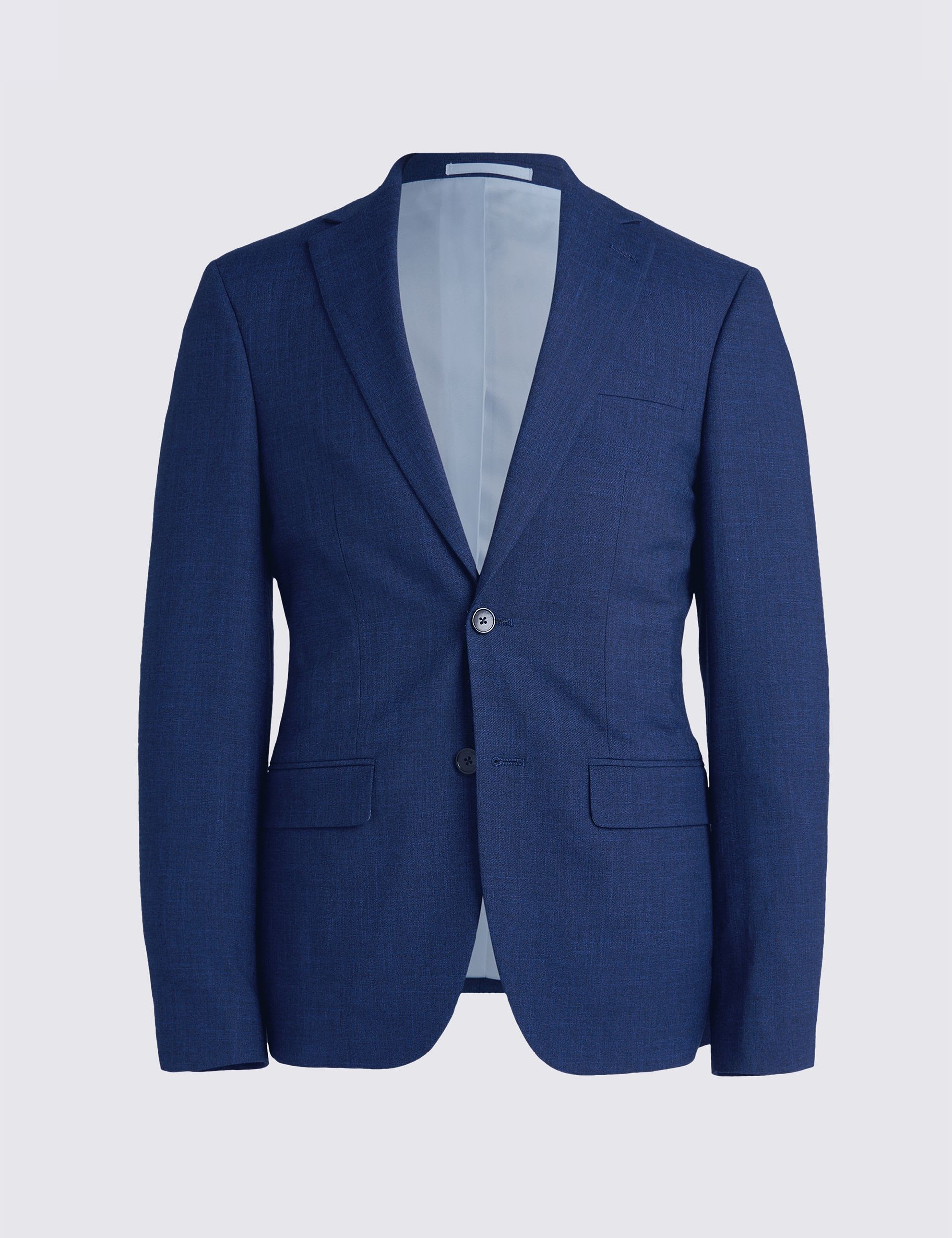 Slim Fit Slub Textured Suit Jacket thumbnail 2