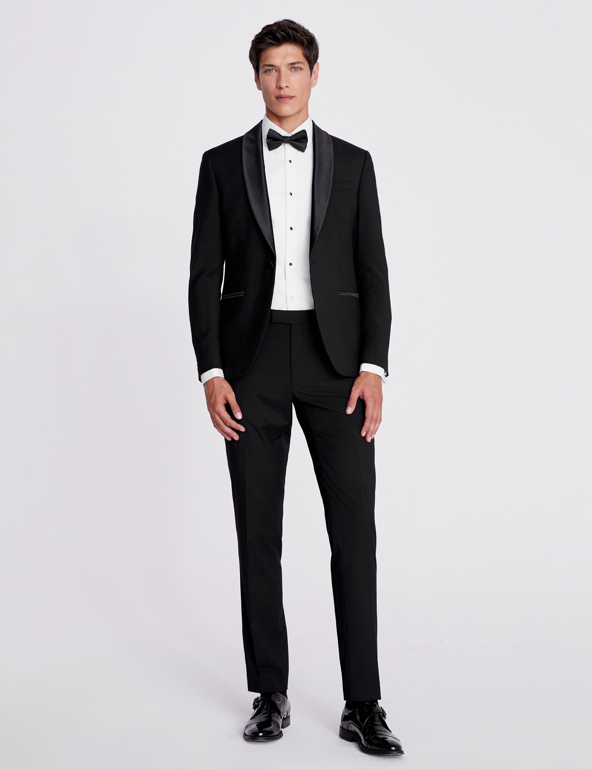Slim Fit Shawl Lapel Tuxedo Jacket thumbnail 3