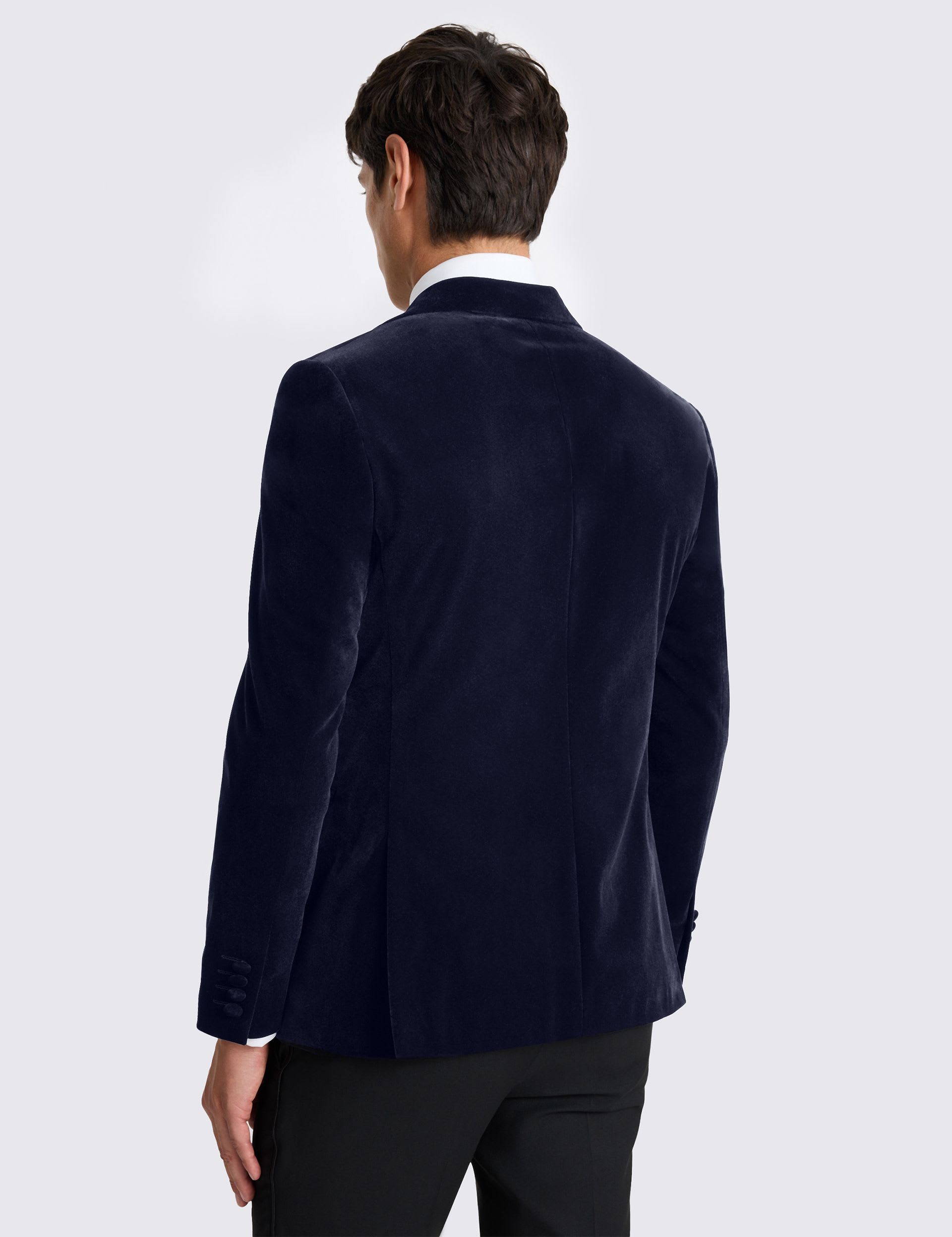 Slim Fit Velvet Jacket thumbnail 4