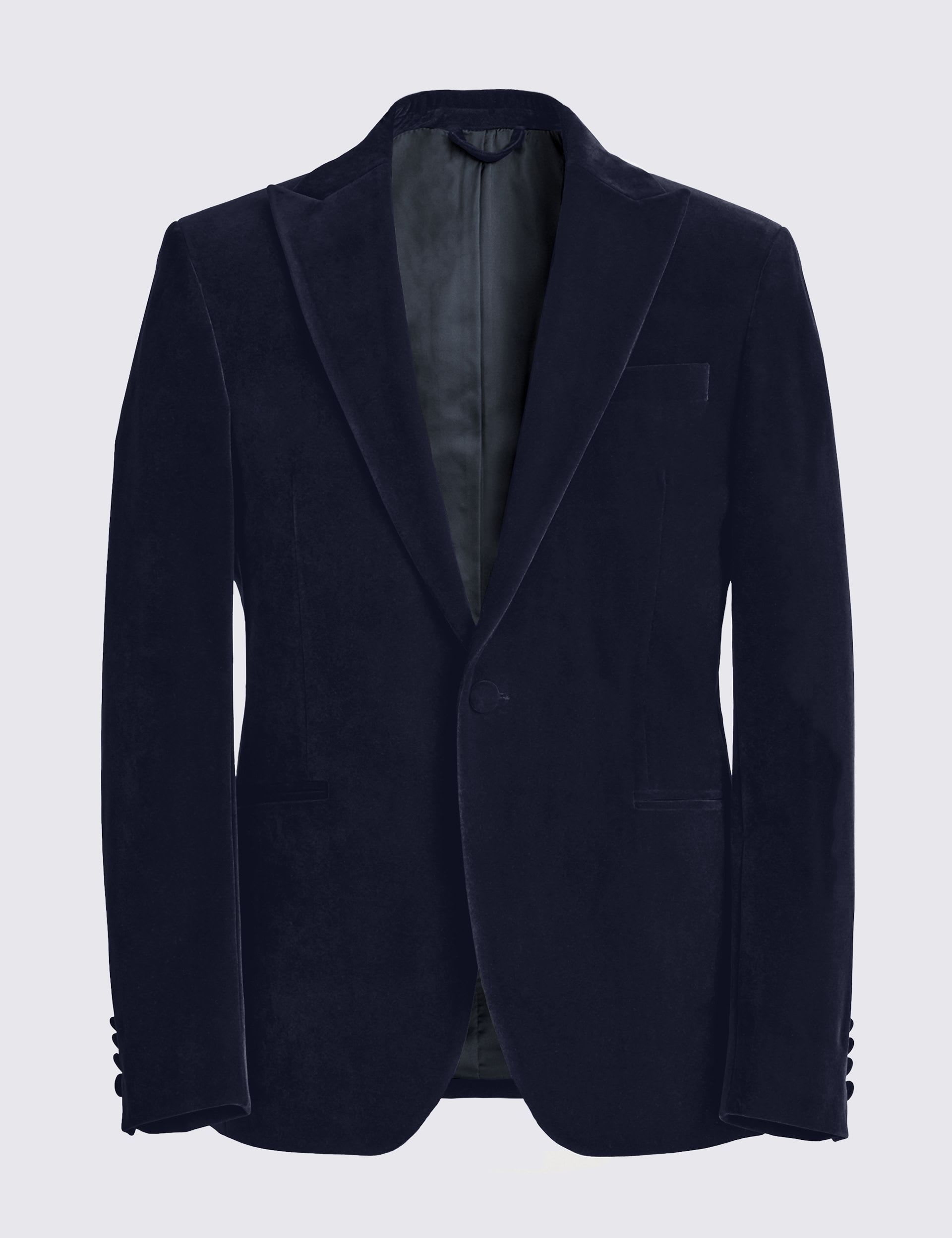 Slim Fit Velvet Jacket thumbnail 2