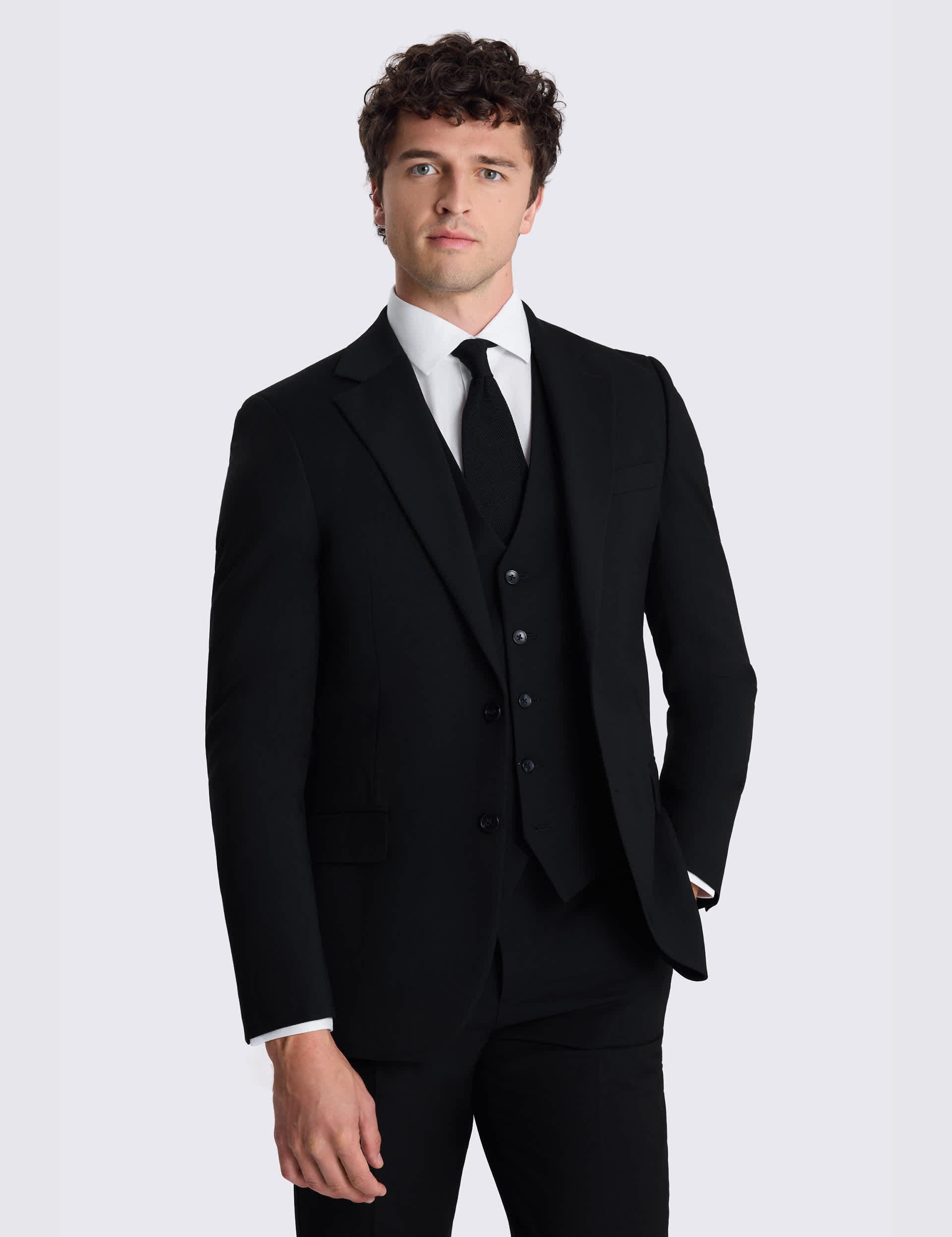 Tailored Fit Stretch Suit Jacket thumbnail 4