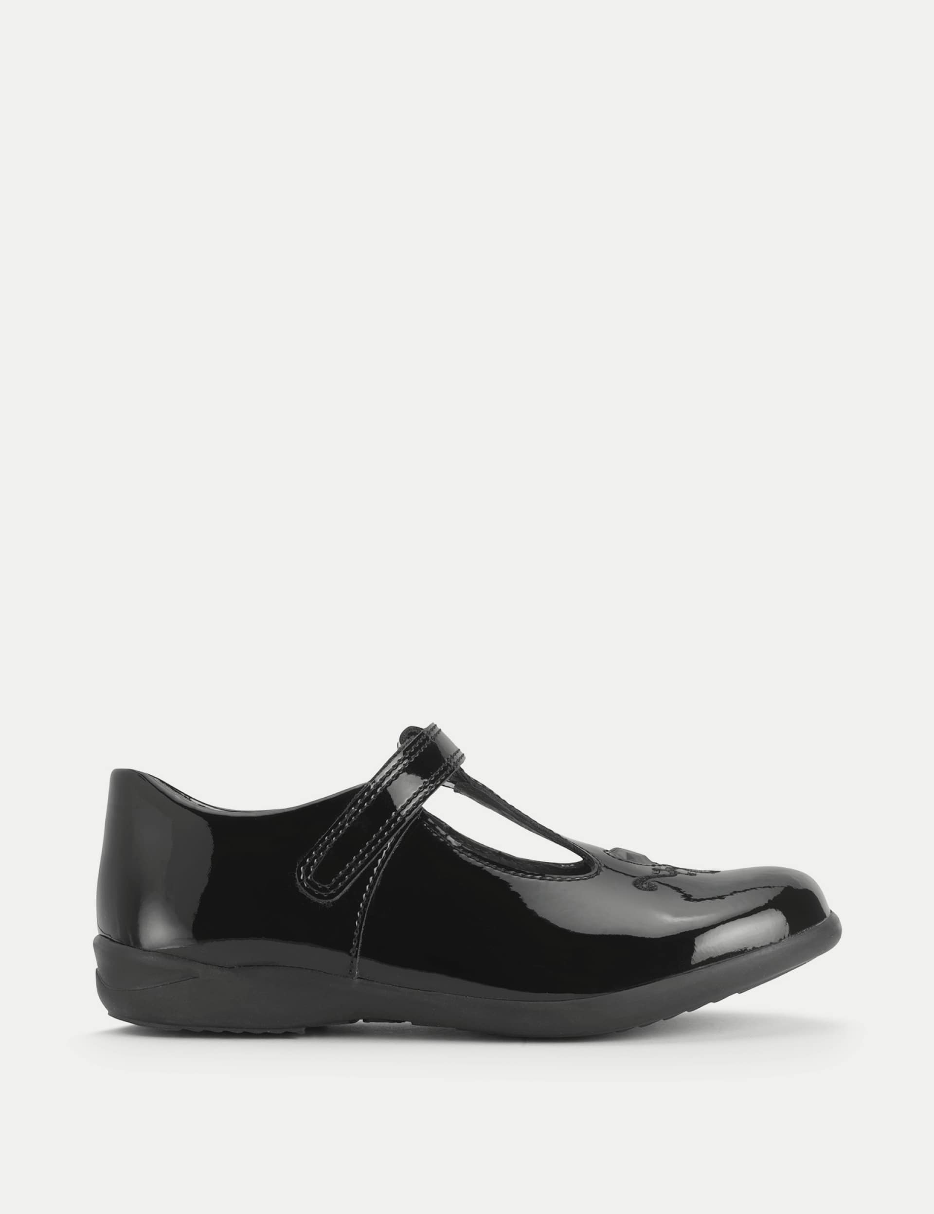 Kids' Patent Leather T-Bar School Shoes (10 Small - 4 Large)