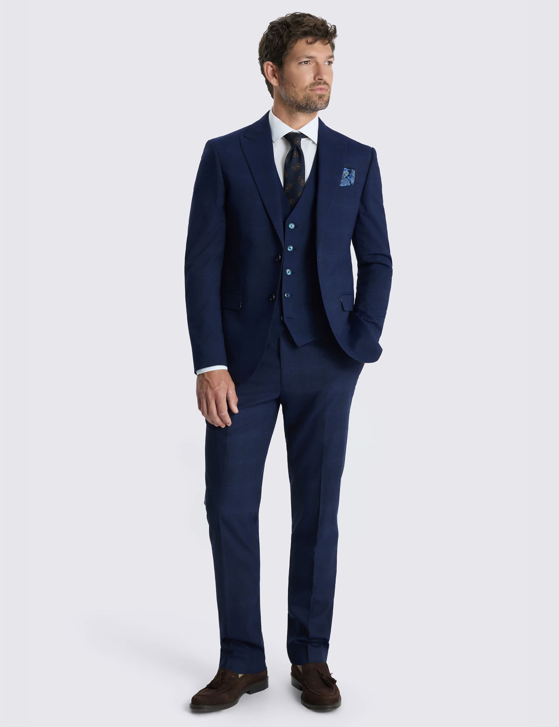 Slim Fit Check Stretch Suit Jacket thumbnail 2