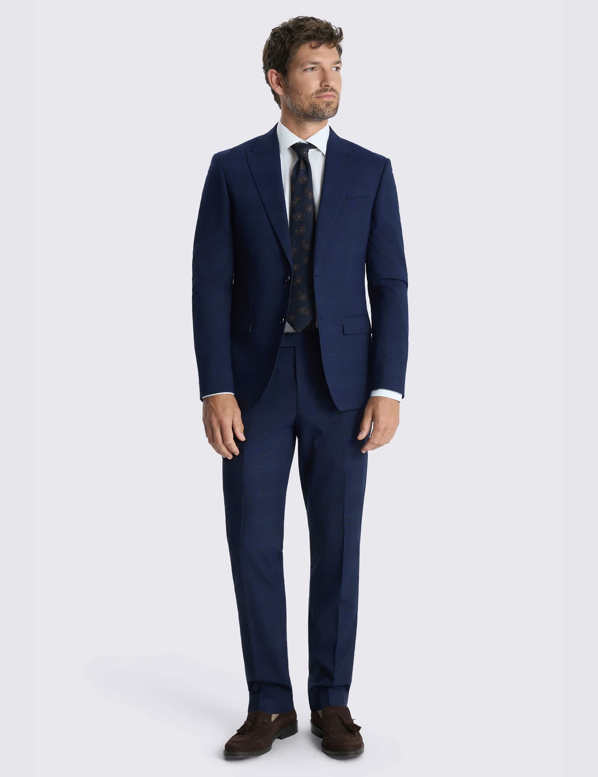 Slim Fit Check Stretch Suit Jacket thumbnail 4