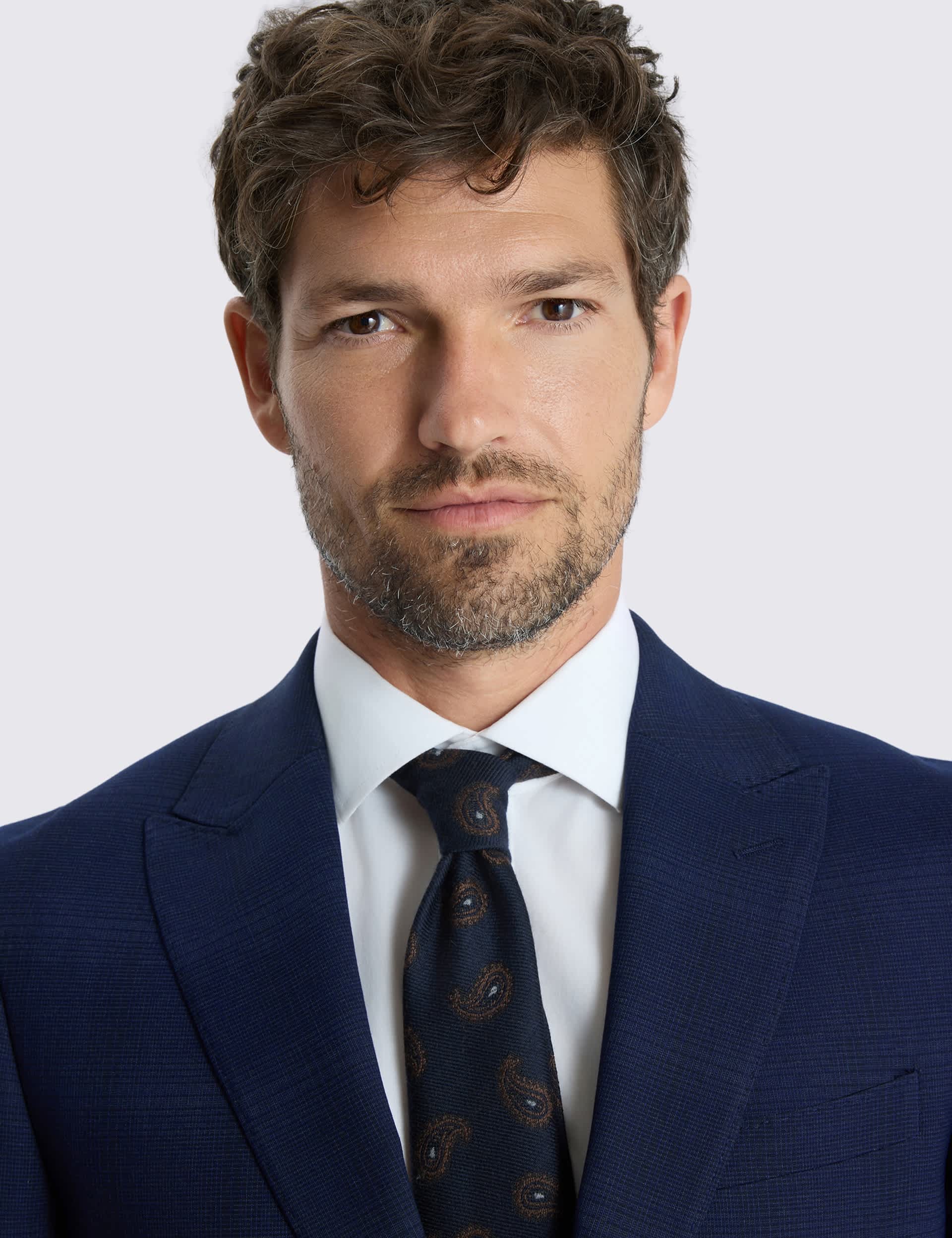 Slim Fit Check Stretch Suit Jacket thumbnail 6