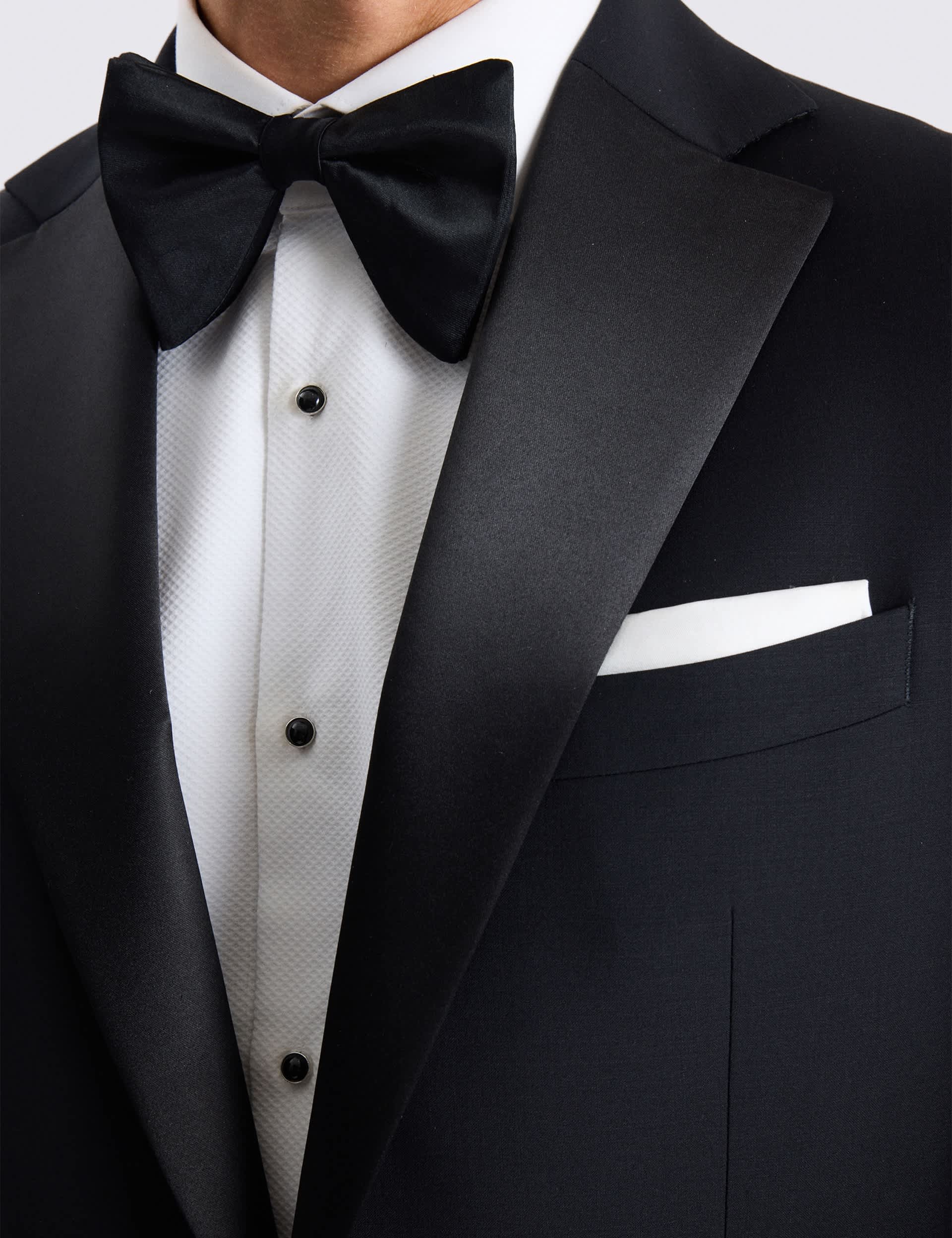 Tailored Fit Wool Rich Stretch Tuxedo Jacket thumbnail 5