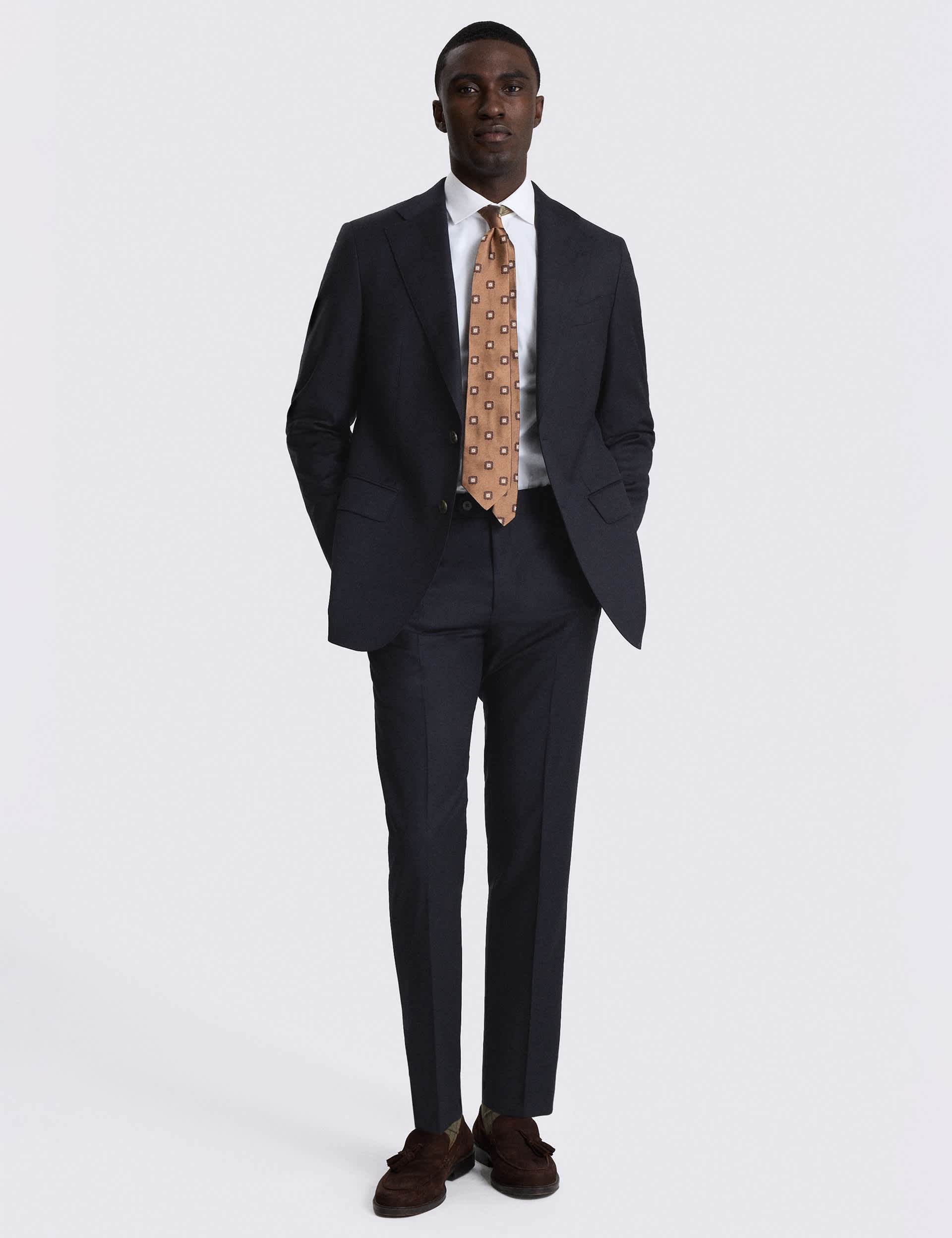 Tailored Fit Pure Wool Twill Suit Jacket thumbnail 2