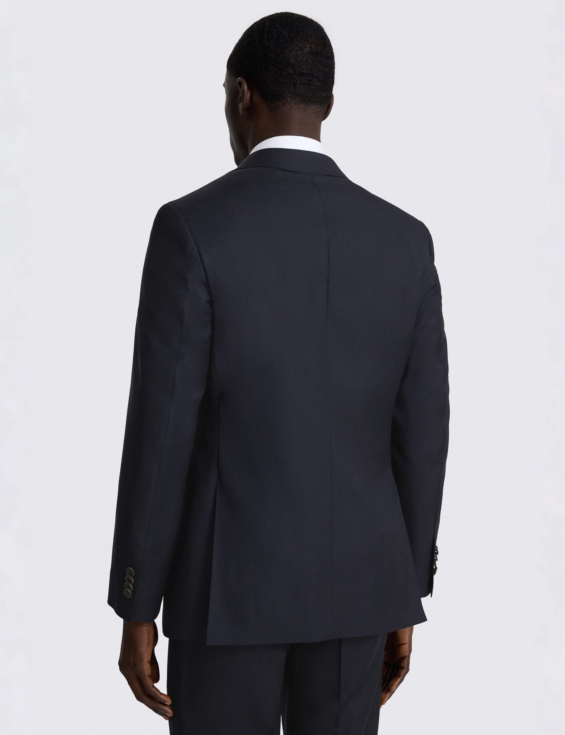 Tailored Fit Pure Wool Twill Suit Jacket thumbnail 3