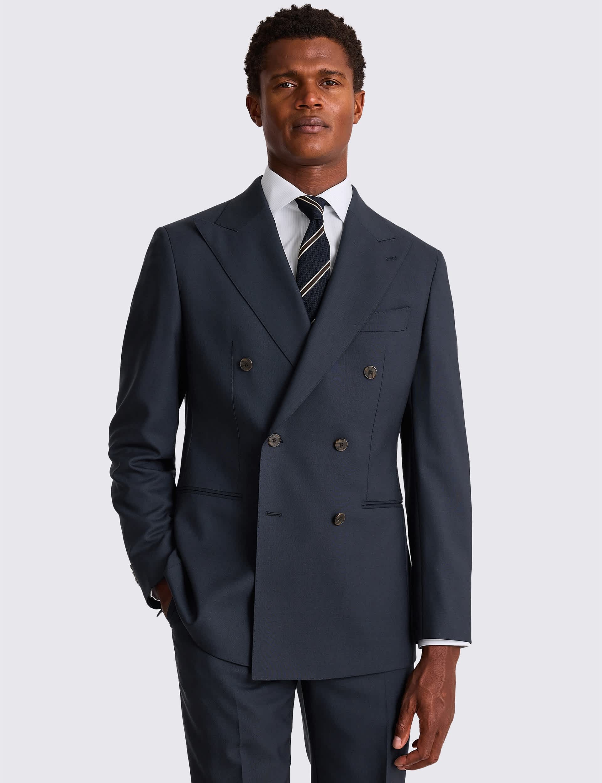 Tailored Fit Pure Italian Wool Suit Jacket primary image