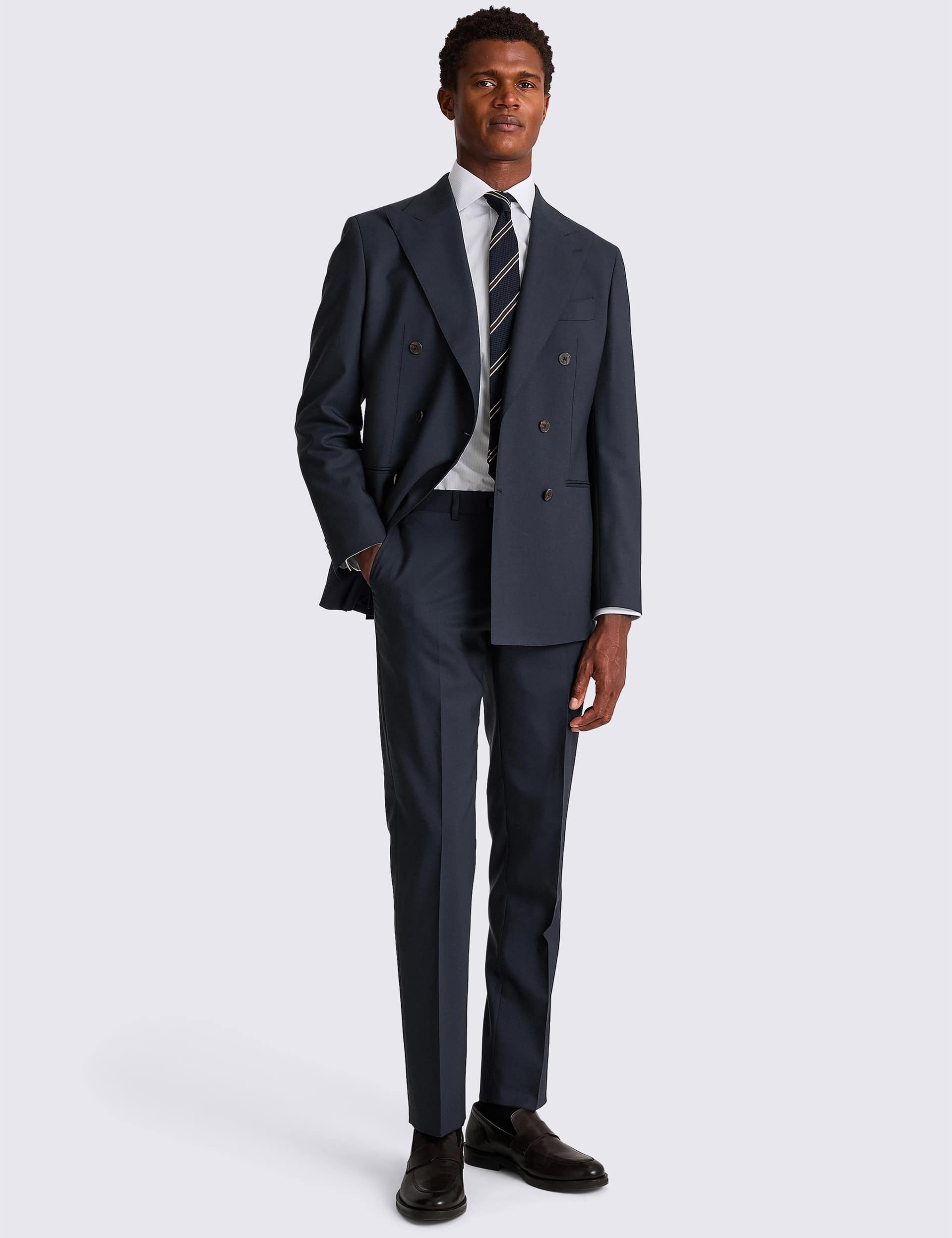 Tailored Fit Pure Italian Wool Suit Jacket thumbnail 2