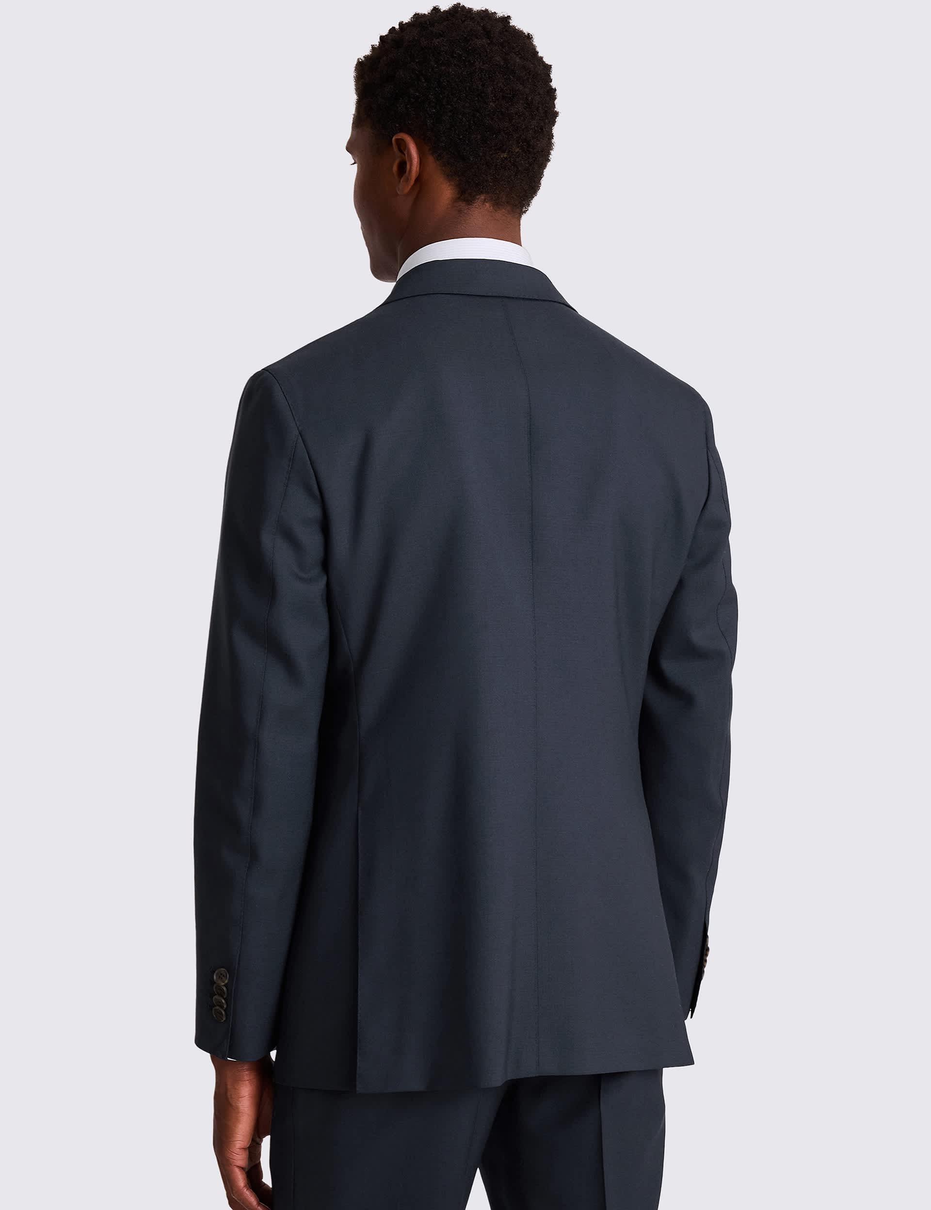 Tailored Fit Pure Italian Wool Suit Jacket thumbnail 3