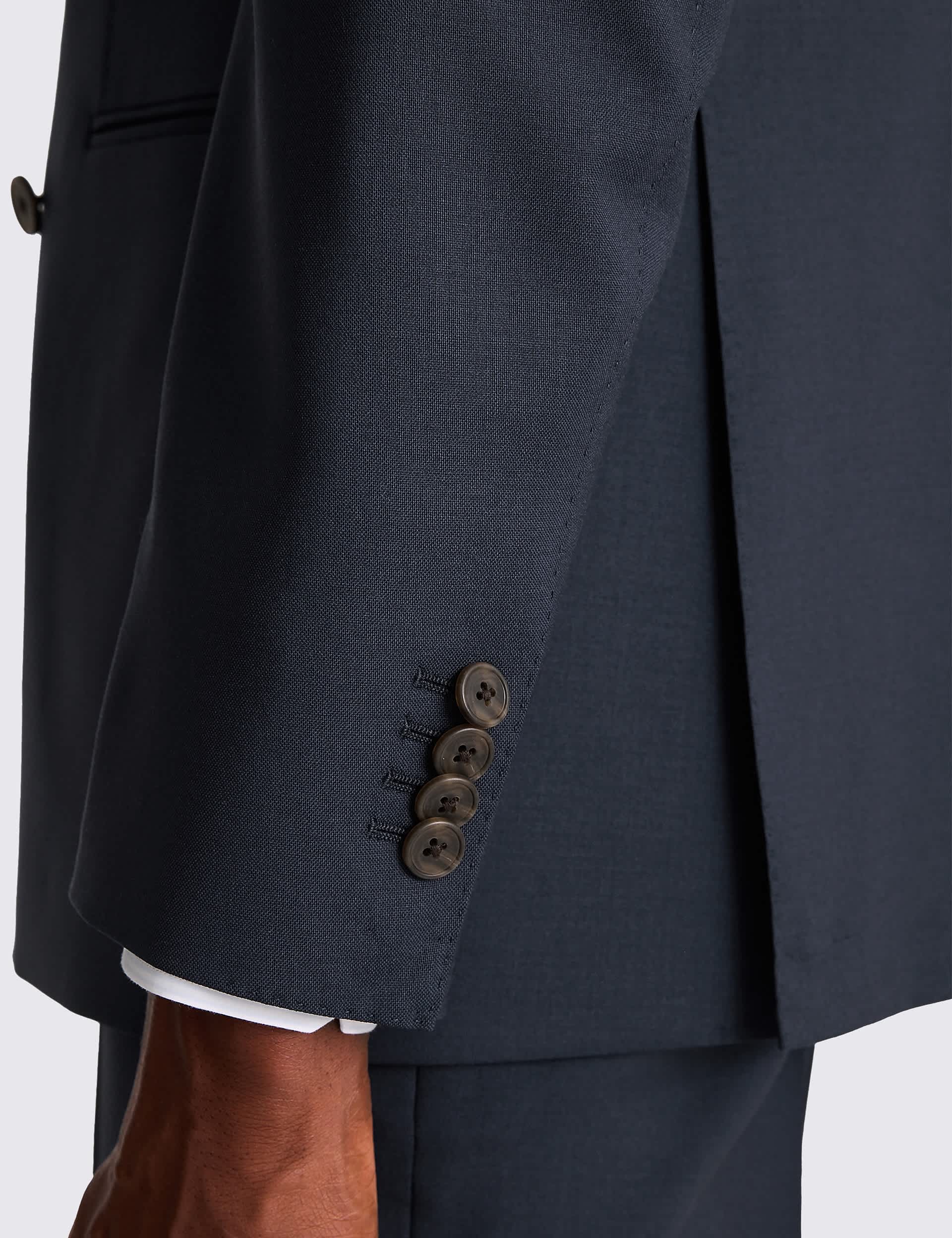 Tailored Fit Pure Italian Wool Suit Jacket thumbnail 5