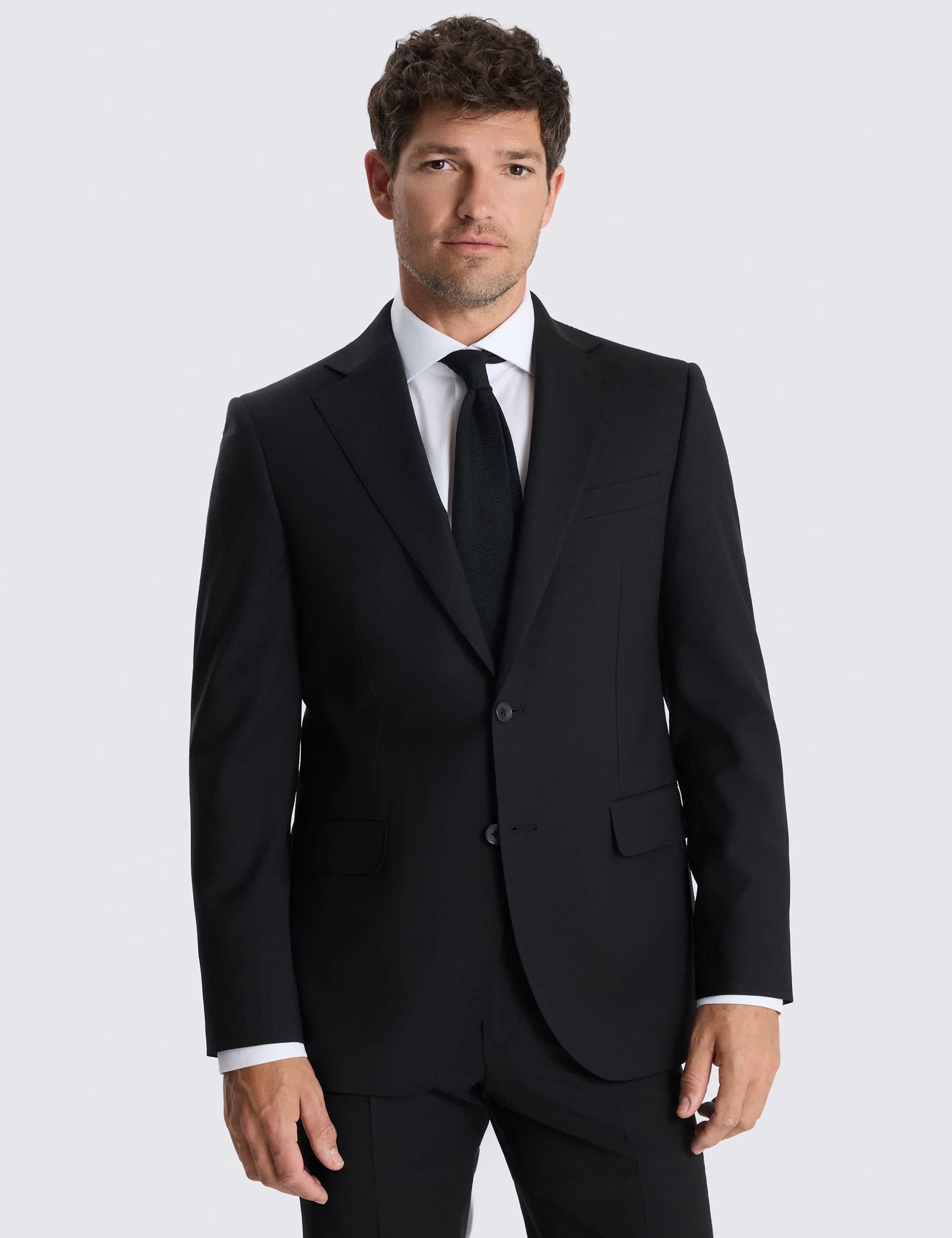 Tailored Fit Wool Rich Performance Suit Jacket primary image