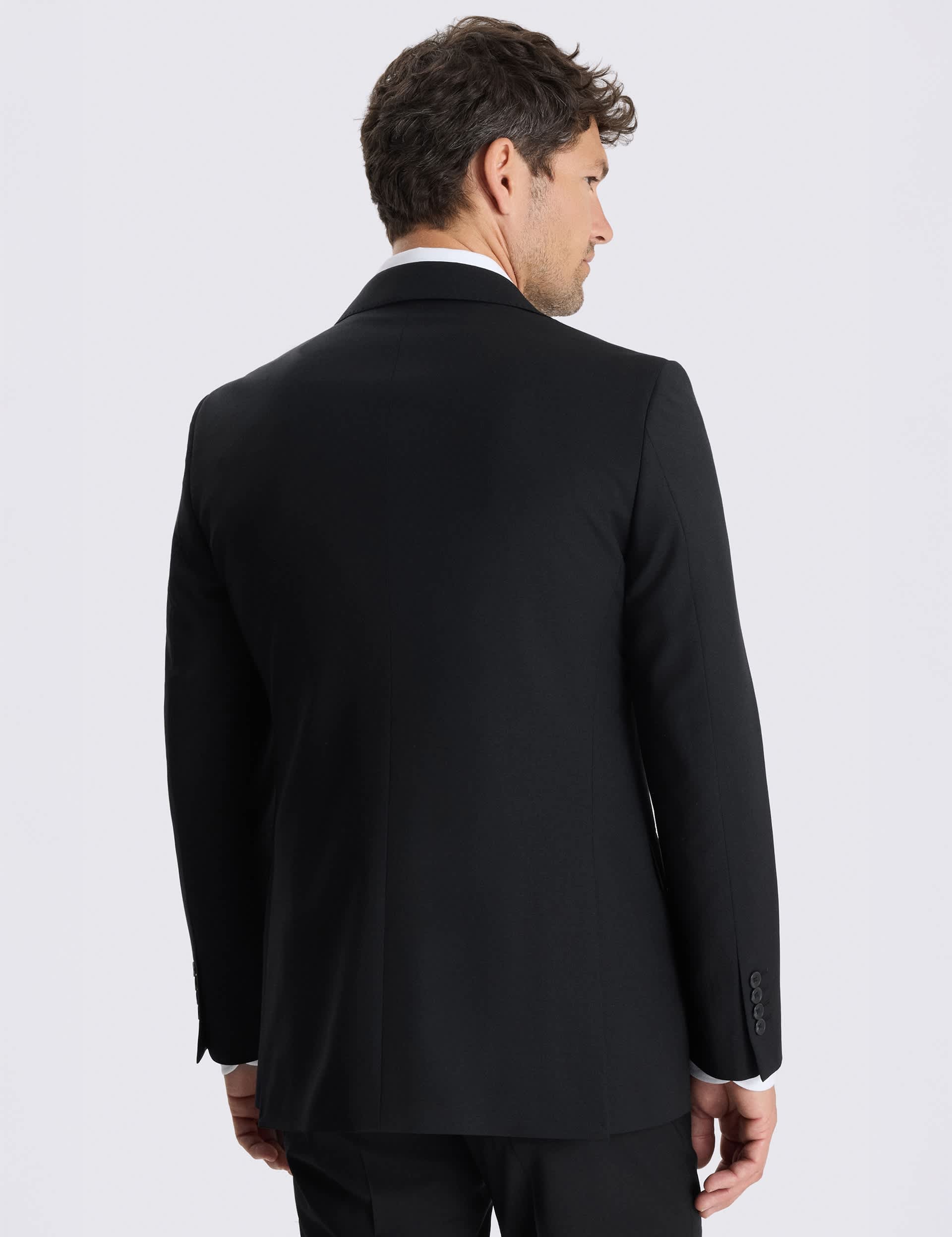 Tailored Fit Wool Rich Performance Suit Jacket thumbnail 3