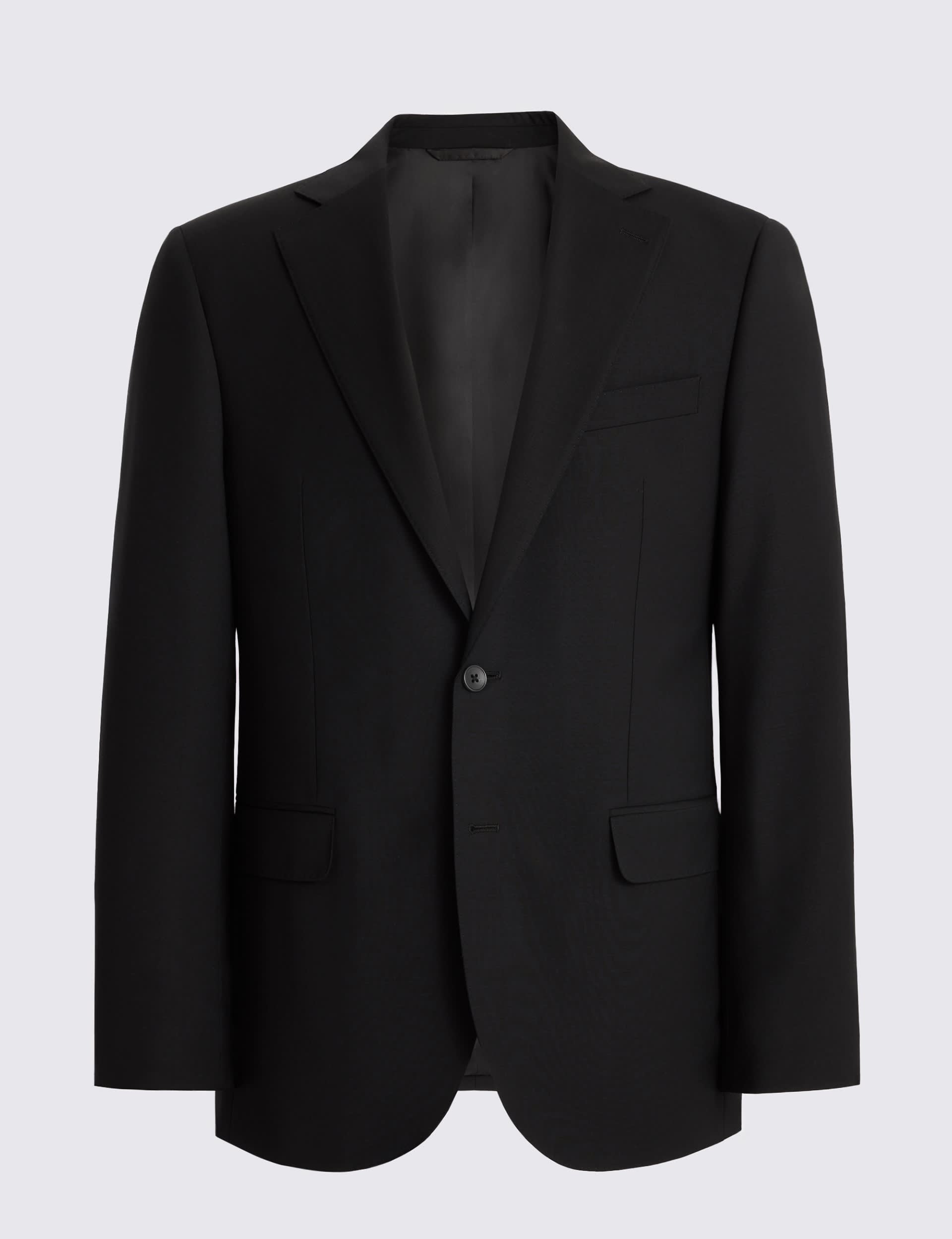 Tailored Fit Wool Rich Performance Suit Jacket thumbnail 6