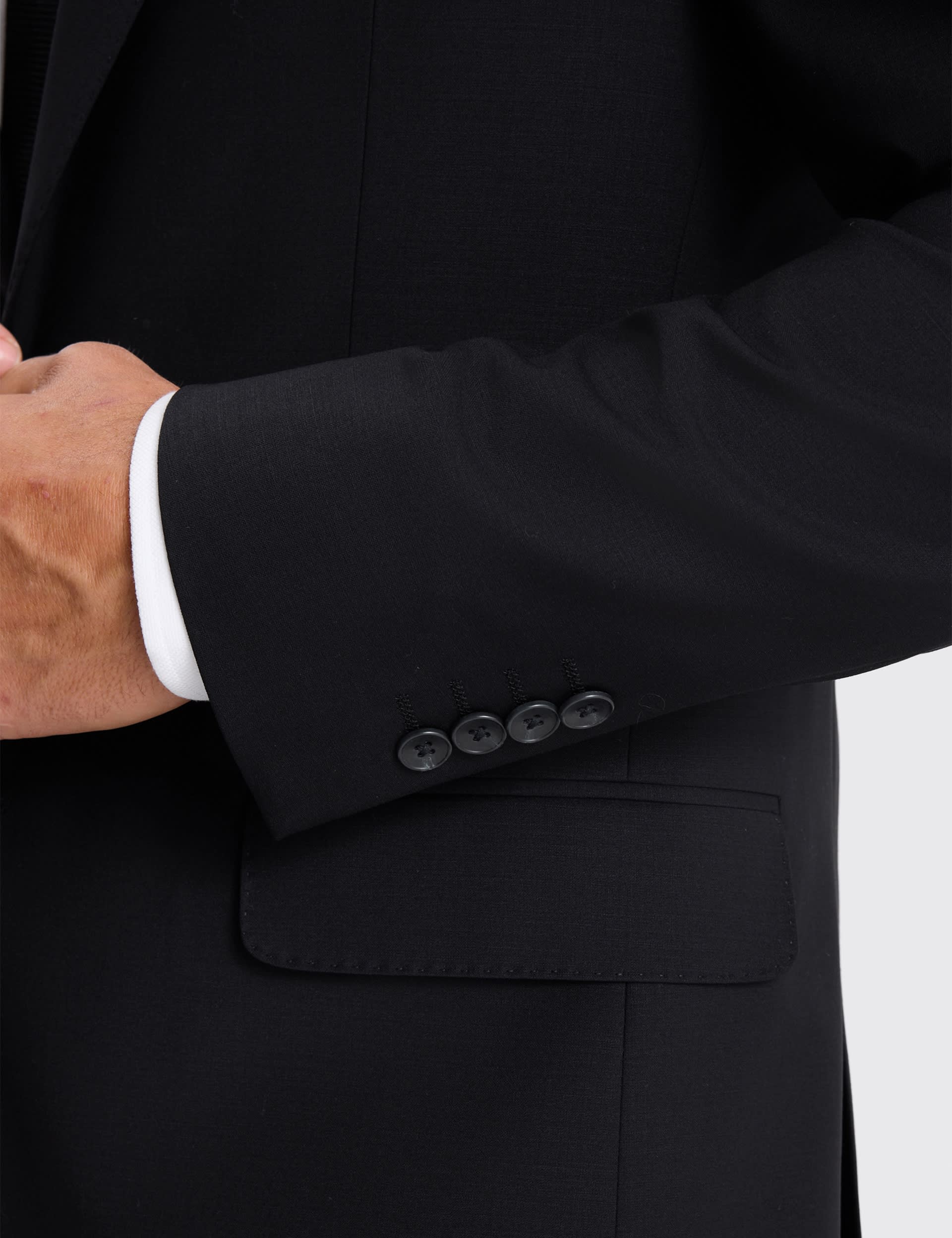 Tailored Fit Wool Rich Performance Suit Jacket thumbnail 7