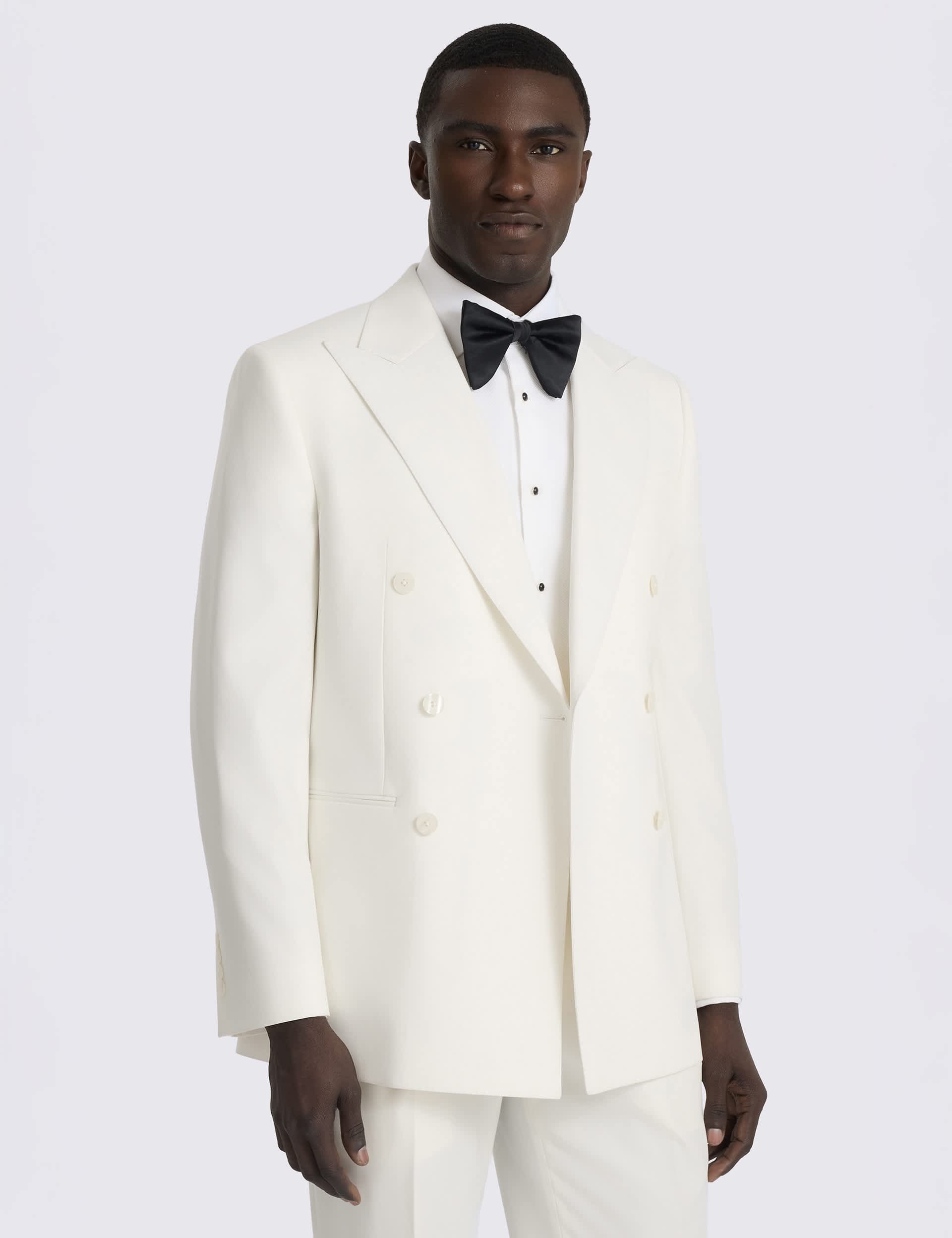 Tailored Fit Wool Blend Tuxedo Jacket primary image