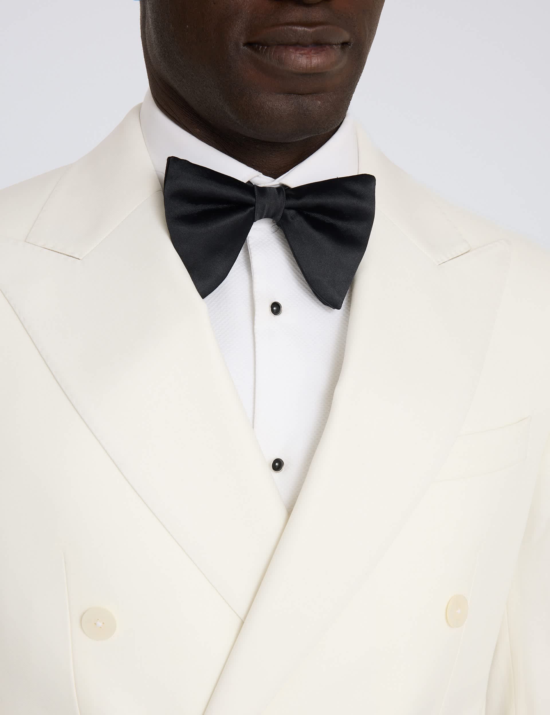 Tailored Fit Wool Blend Tuxedo Jacket thumbnail 5