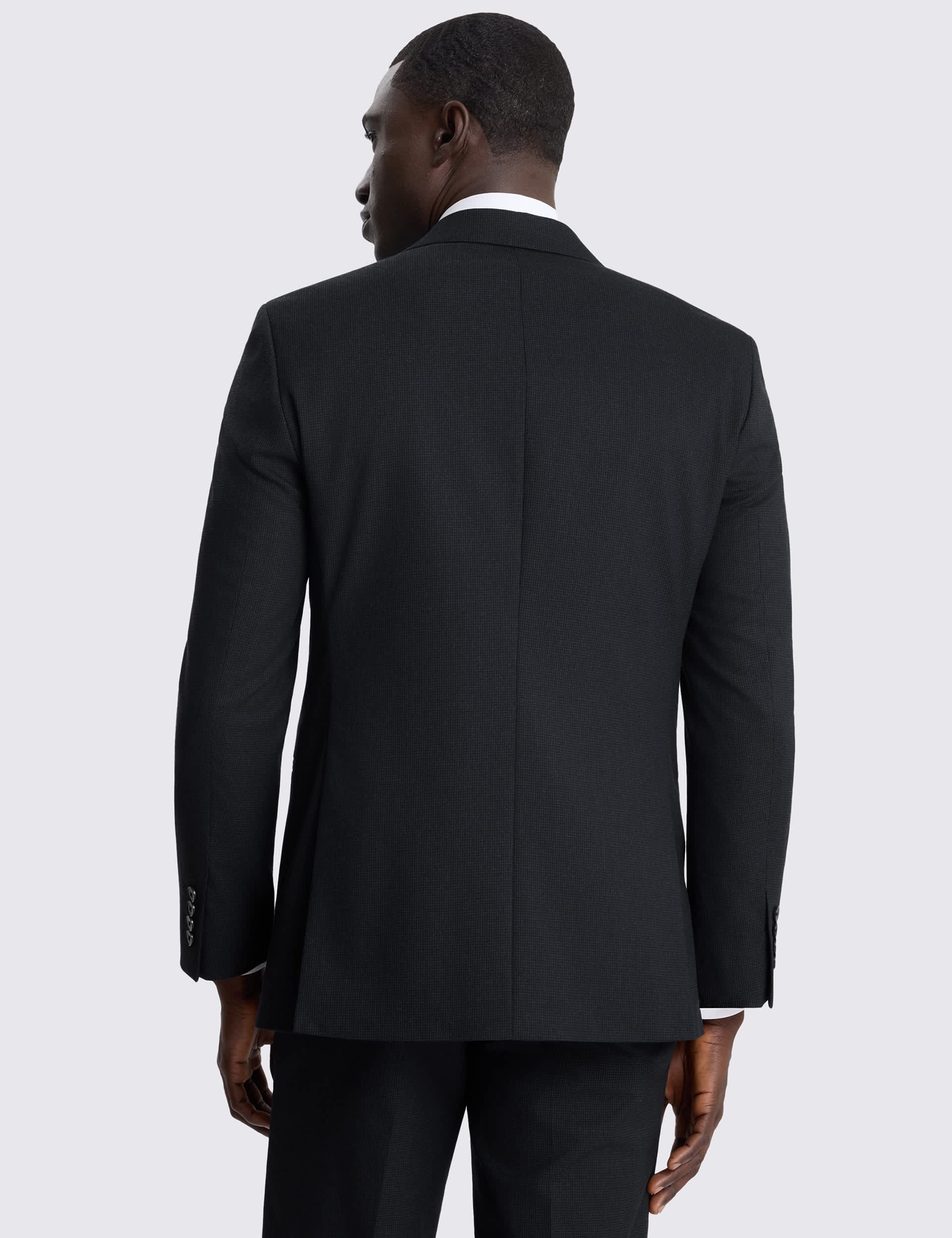 Tailored Fit Puppytooth Stretch Suit Jacket thumbnail 3