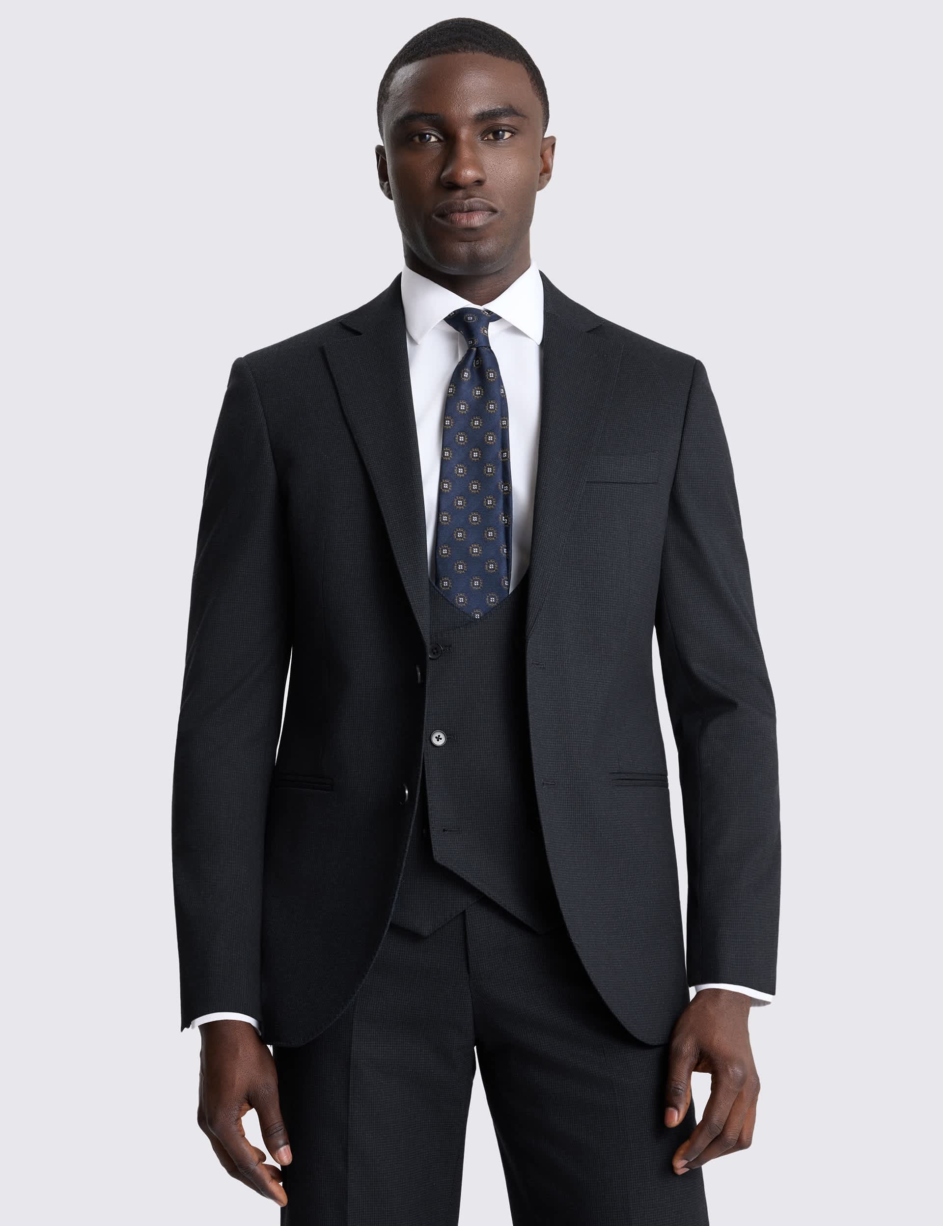 Tailored Fit Puppytooth Stretch Suit Jacket thumbnail 5