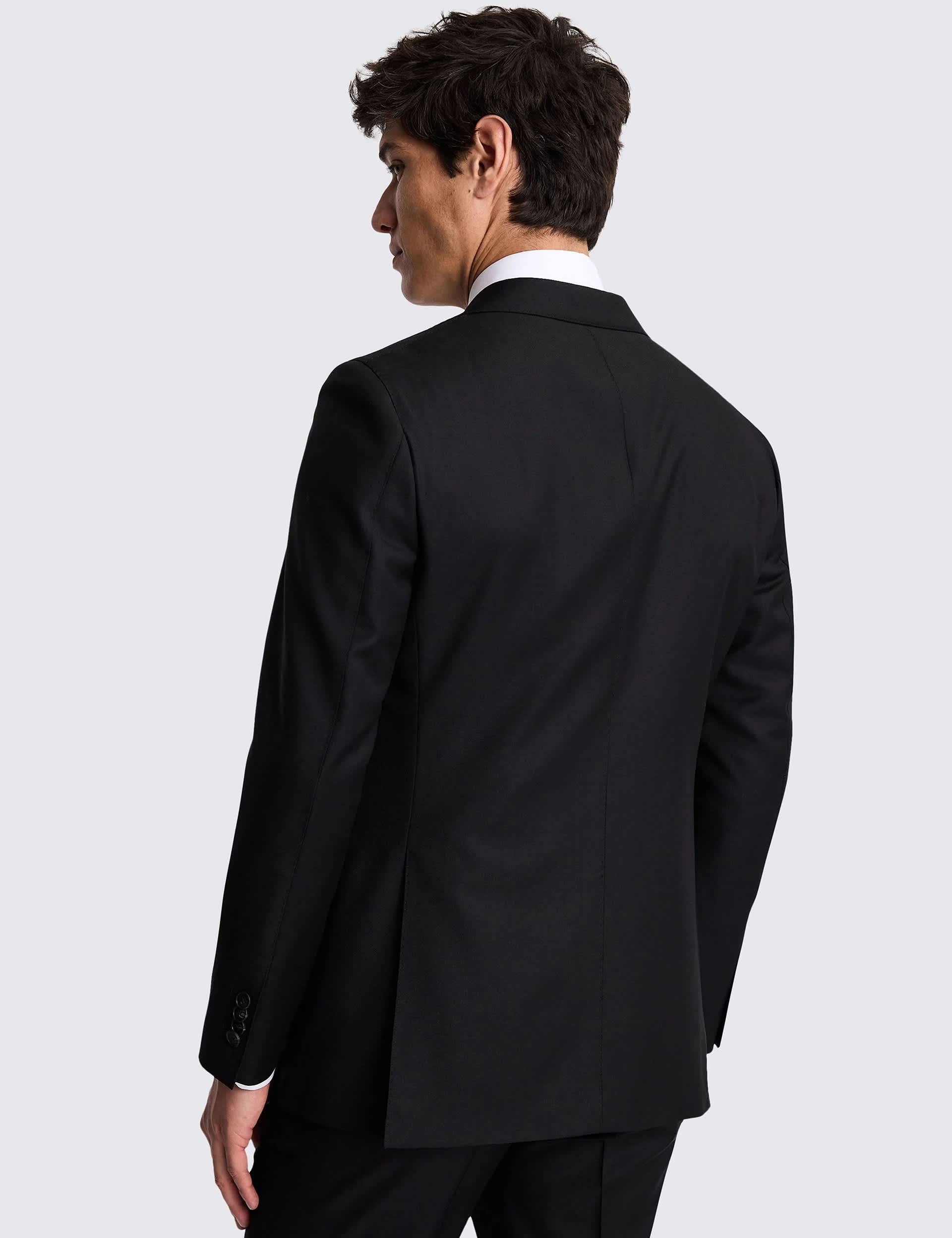 Tailored Fit Italian Wool Twill Suit Jacket thumbnail 3