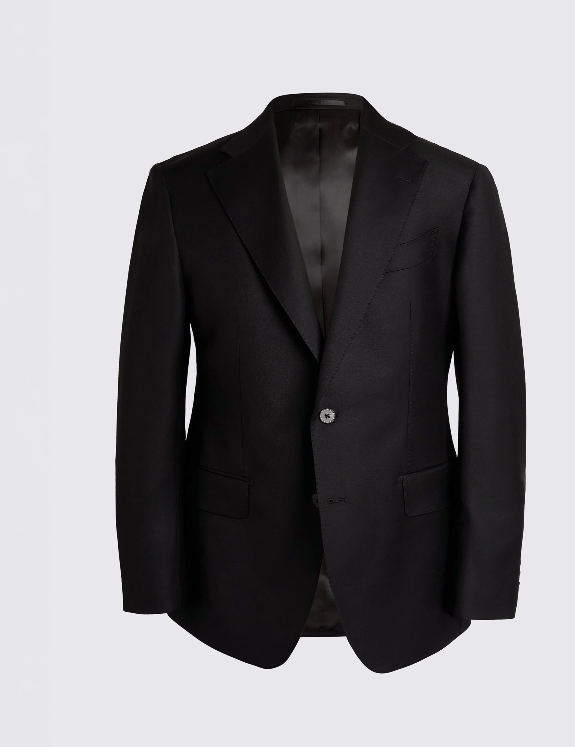 Tailored Fit Italian Wool Twill Suit Jacket thumbnail 5