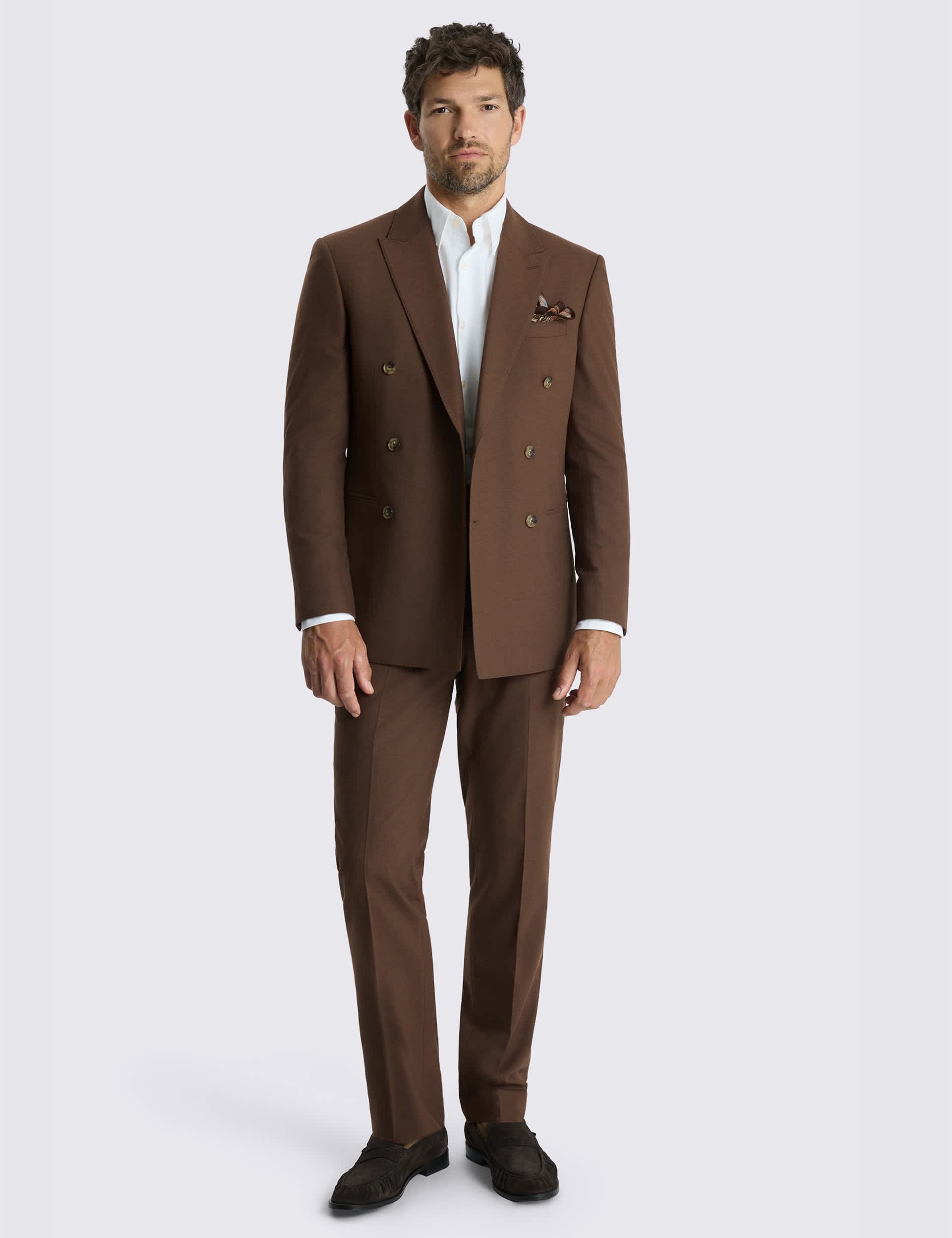 Slim Fit Flannel Stretch Suit Jacket thumbnail 2