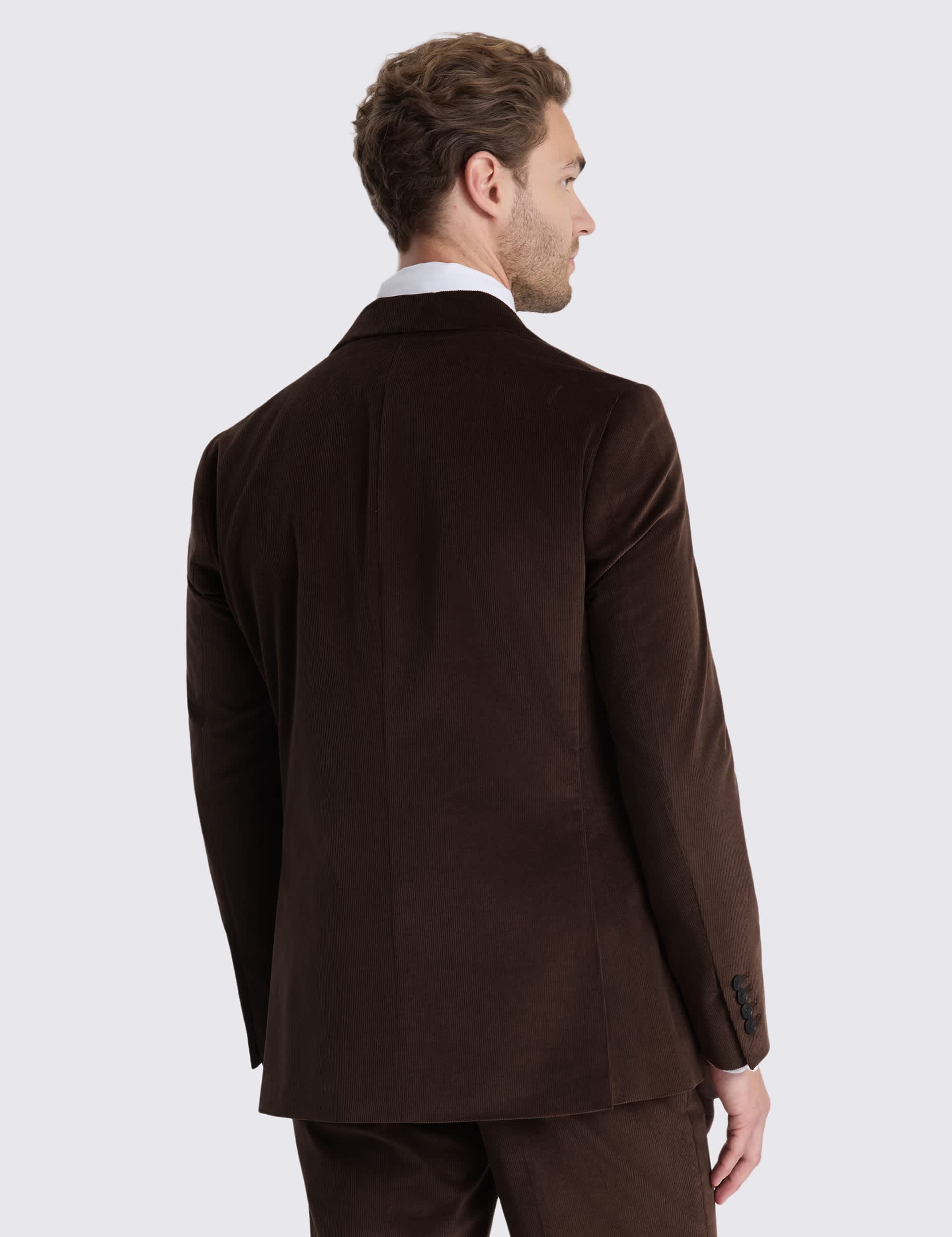 Tailored Fit Cord Stretch Suit Jacket thumbnail 3