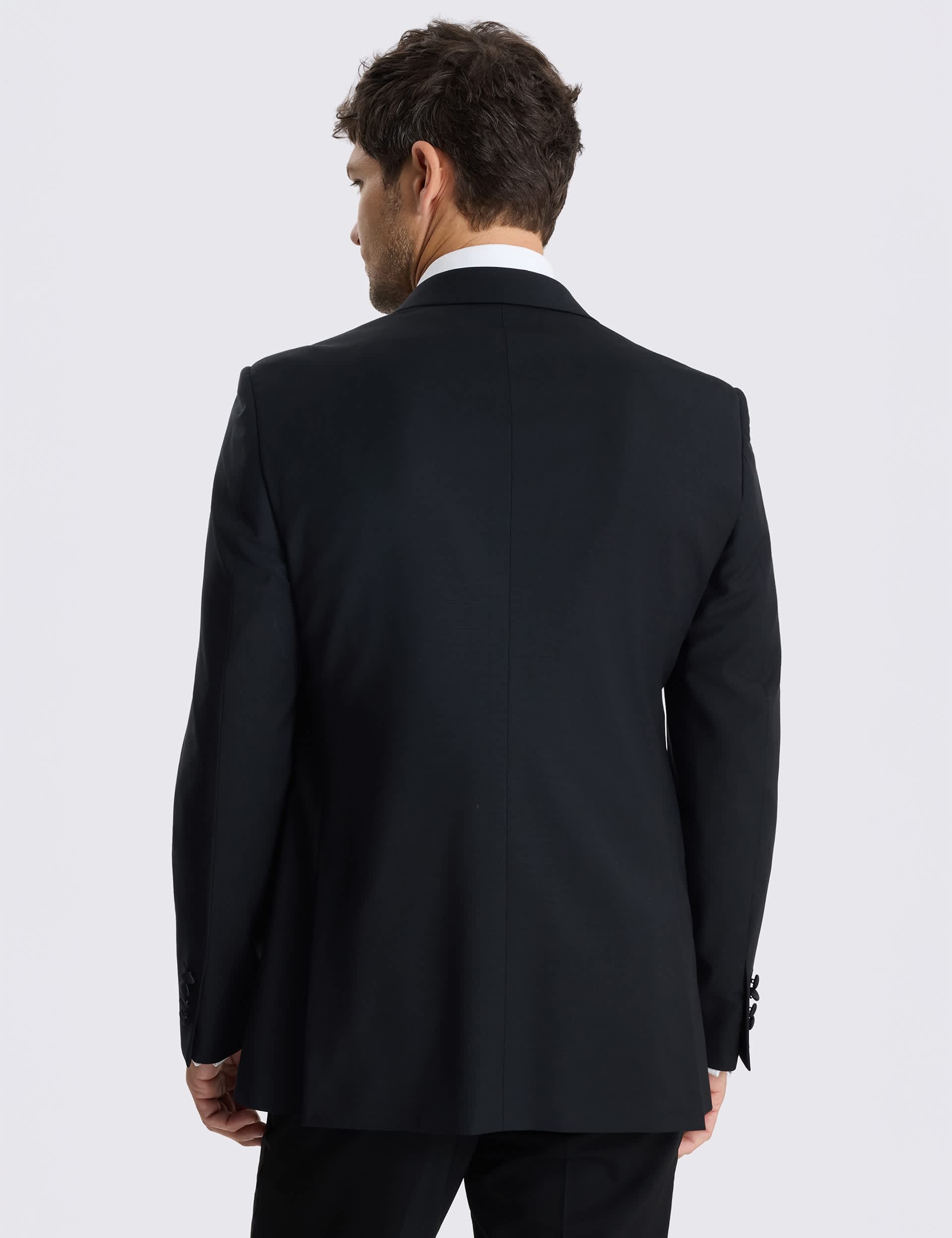 Tailored Fit Performance Tuxedo Jacket thumbnail 3