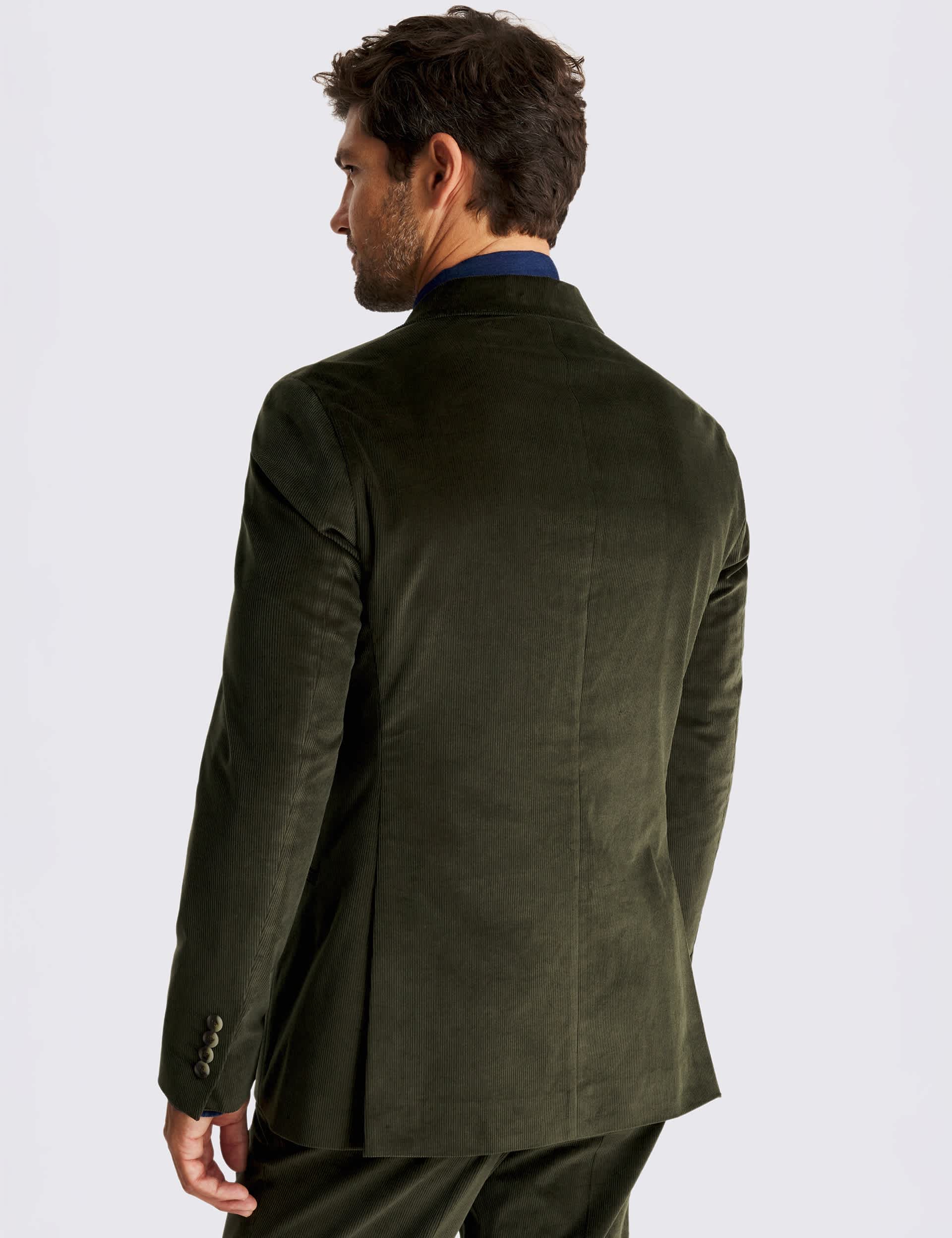 Tailored Fit Corduroy Suit Jacket thumbnail 3