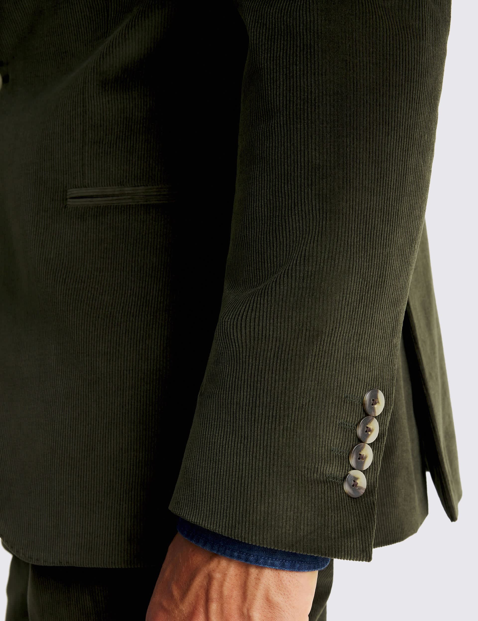 Tailored Fit Corduroy Suit Jacket thumbnail 5