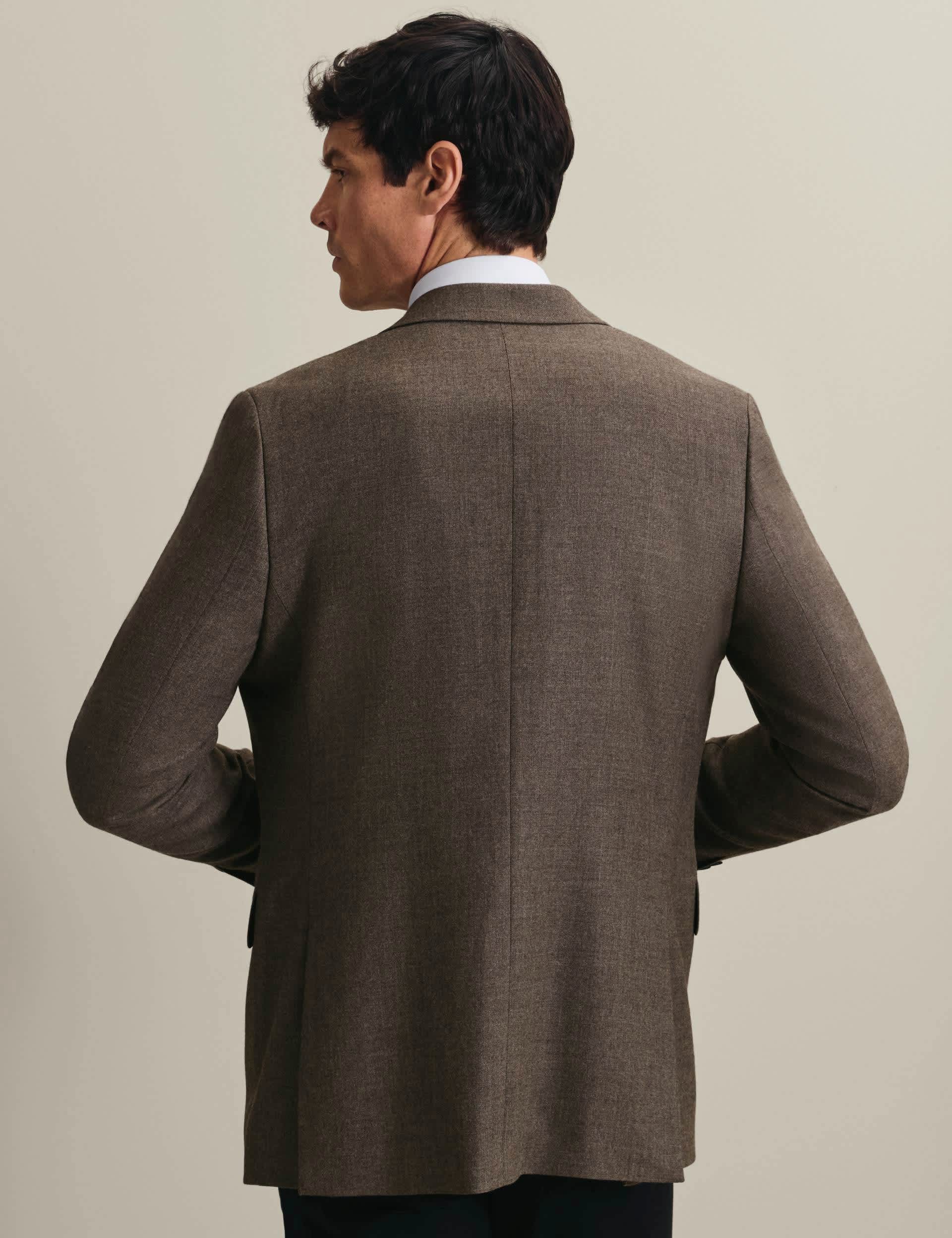 Slim Fit Pure Wool Textured Jacket thumbnail 3