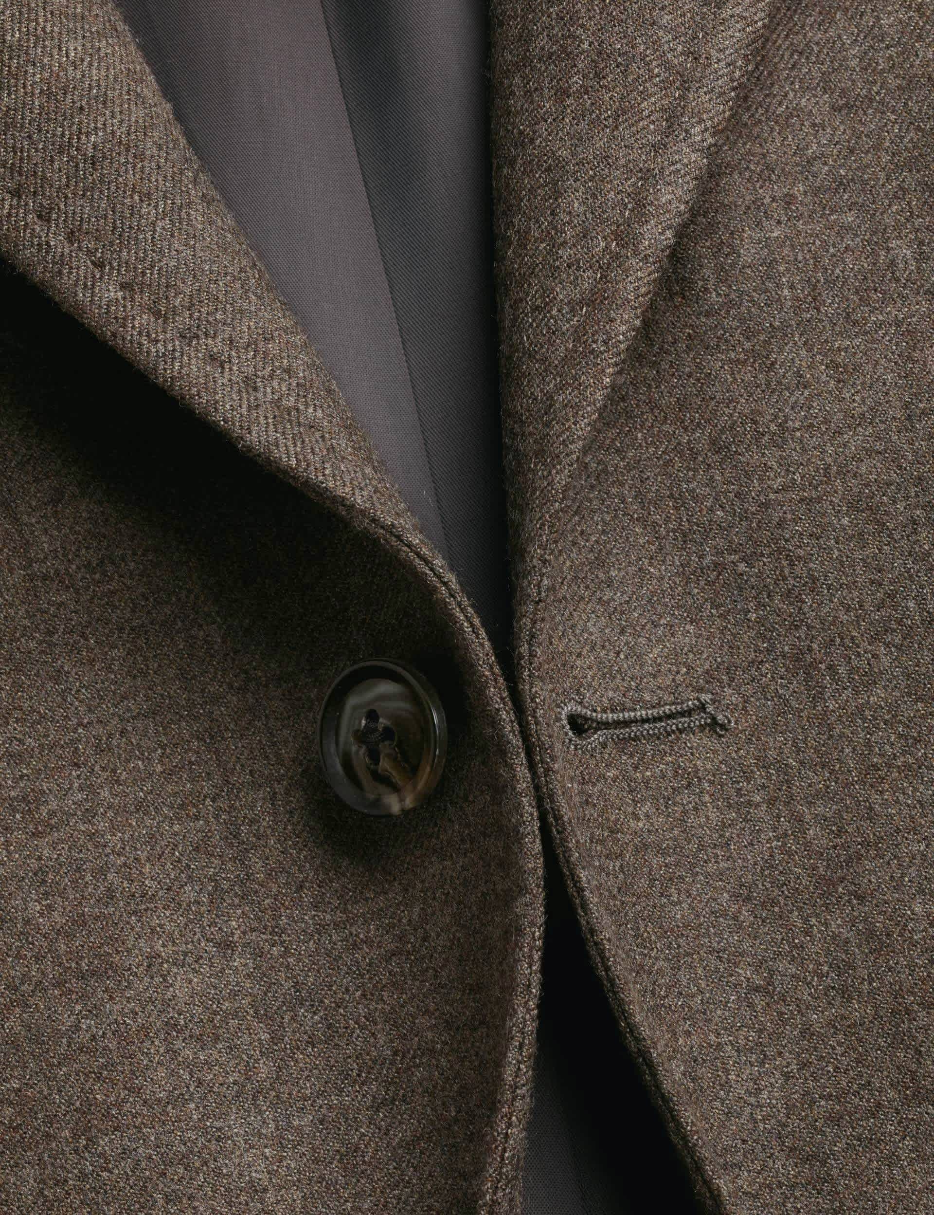 Slim Fit Pure Wool Textured Jacket thumbnail 6