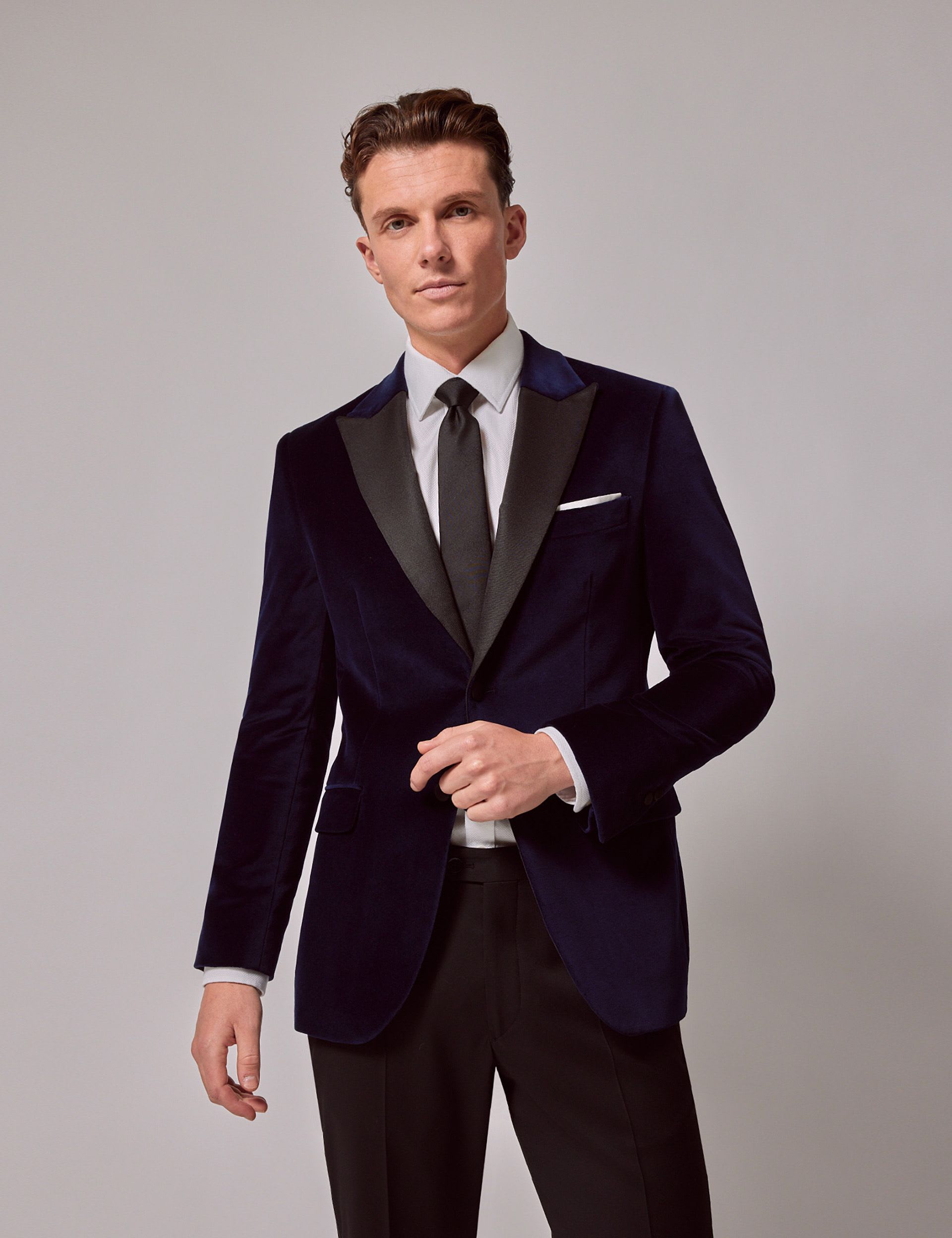 Cotton Rich Velvet Suit Jacket thumbnail 2