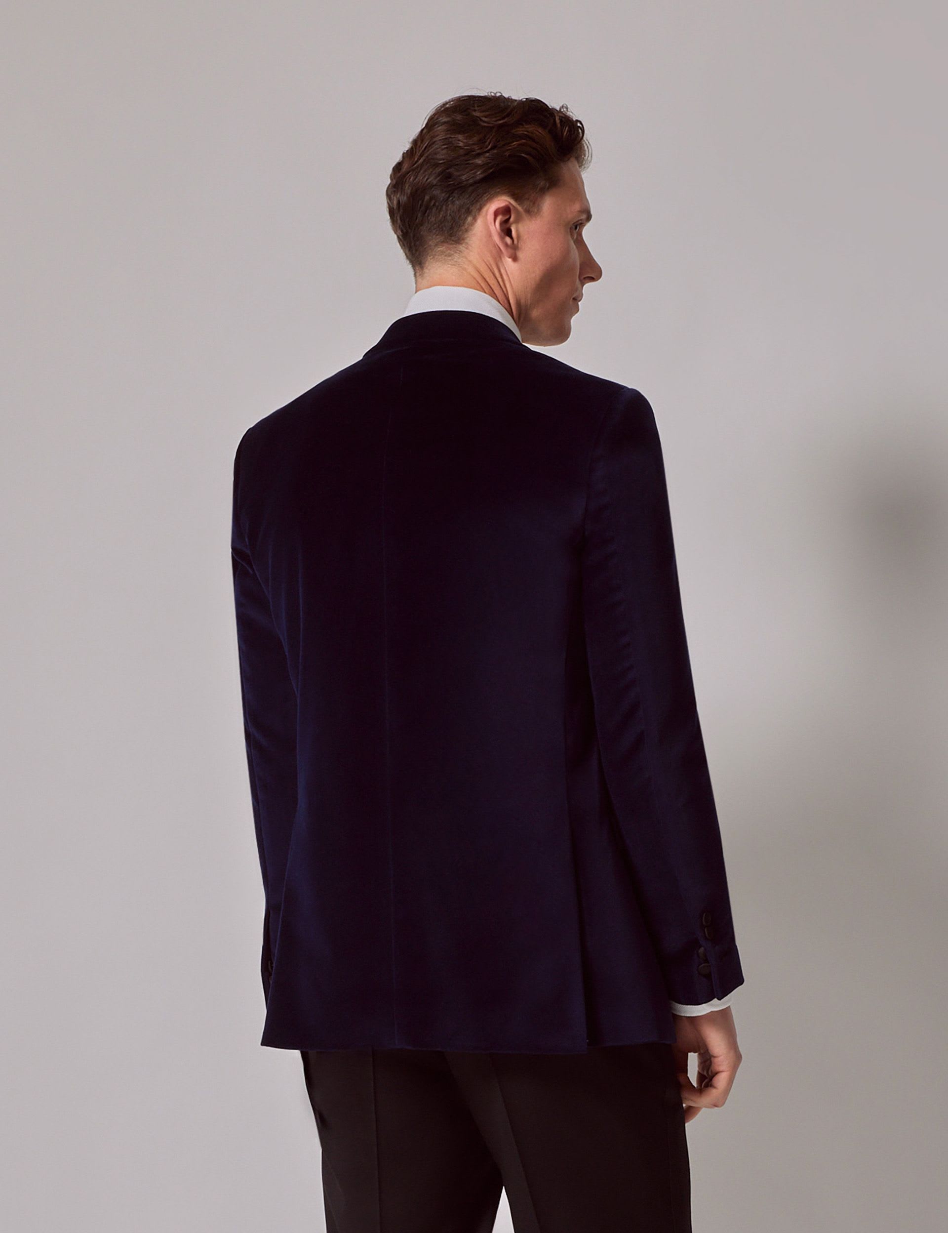 Cotton Rich Velvet Suit Jacket thumbnail 3