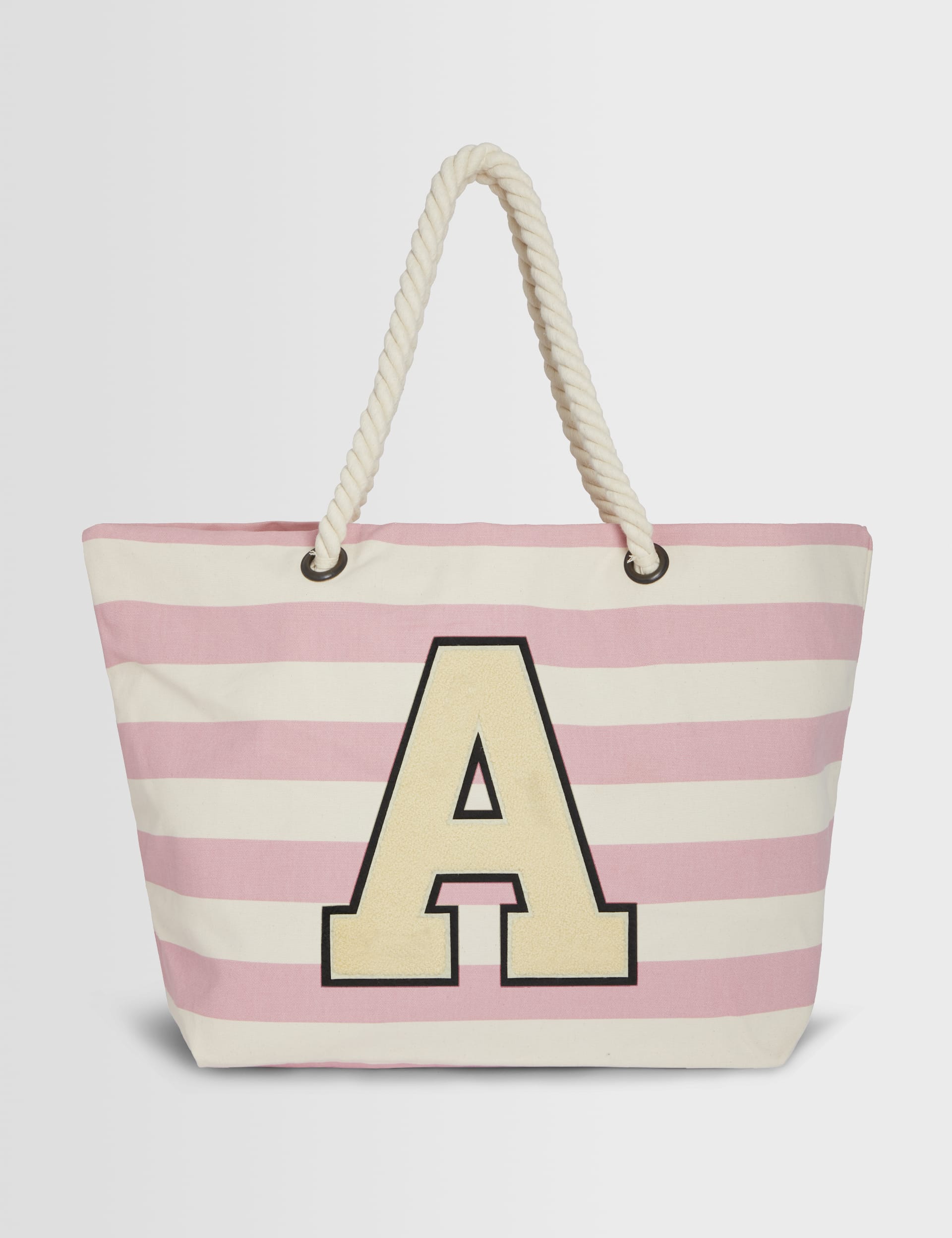 Personalised Beach Bag Alphabet M S