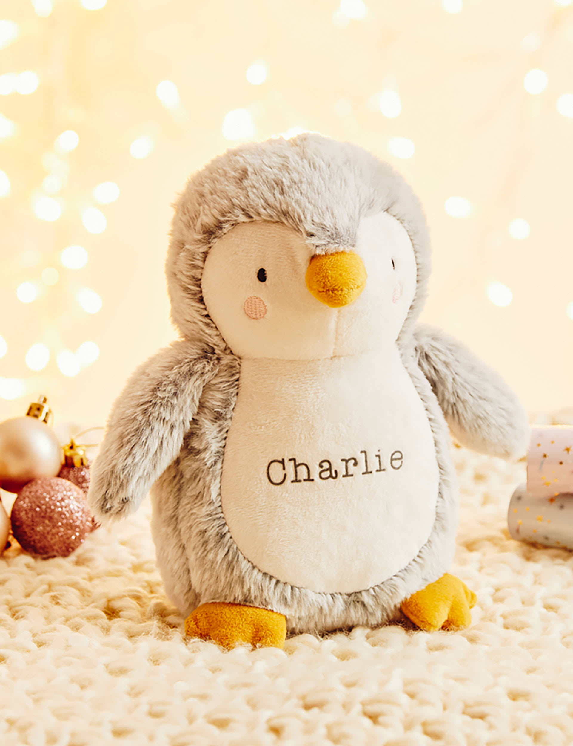 Personalised Penguin Soft Toy My 1st Years M S