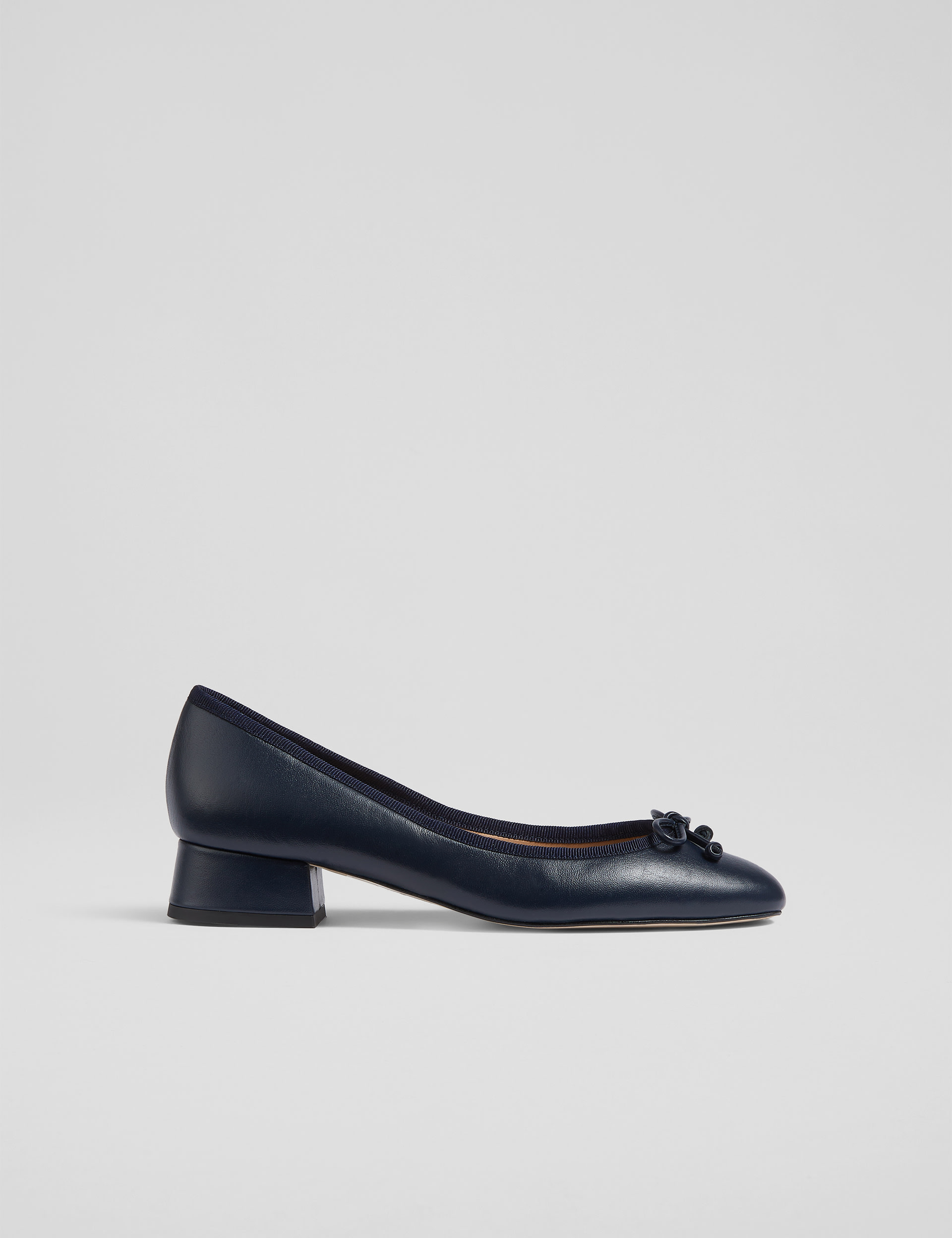 Block heel ballet pumps hotsell