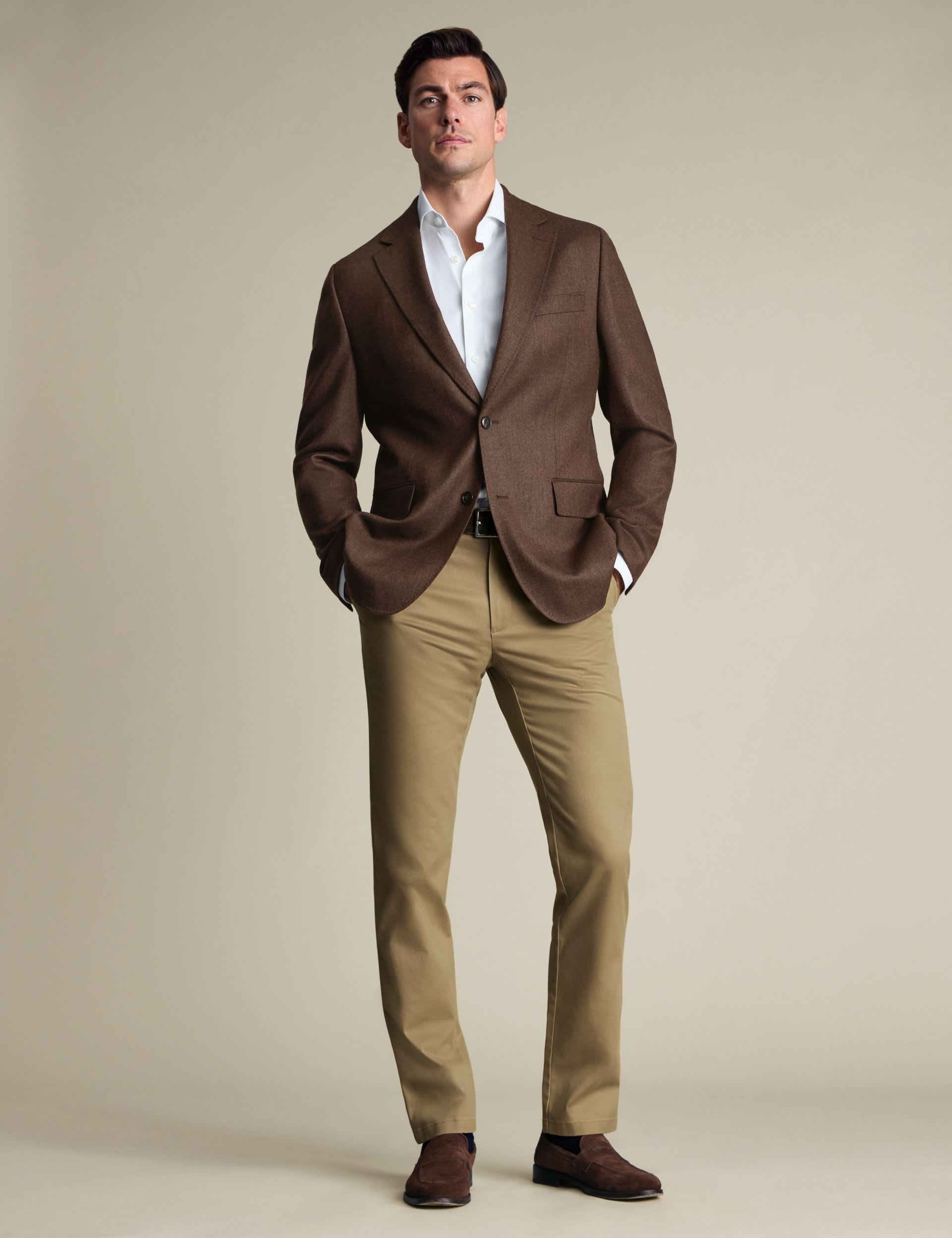 Slim Fit Pure Wool Textured Blazer thumbnail 2