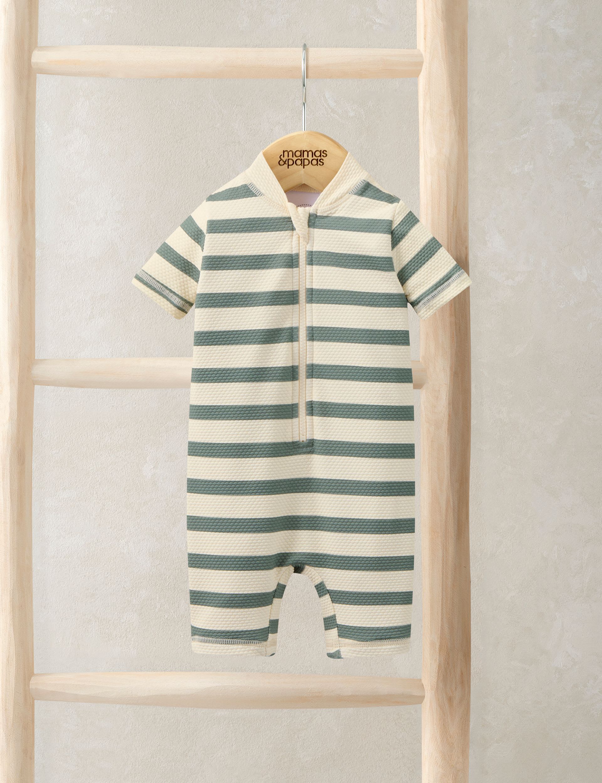 Stripe Rashsuit Swim All In One (0-3 Yrs)