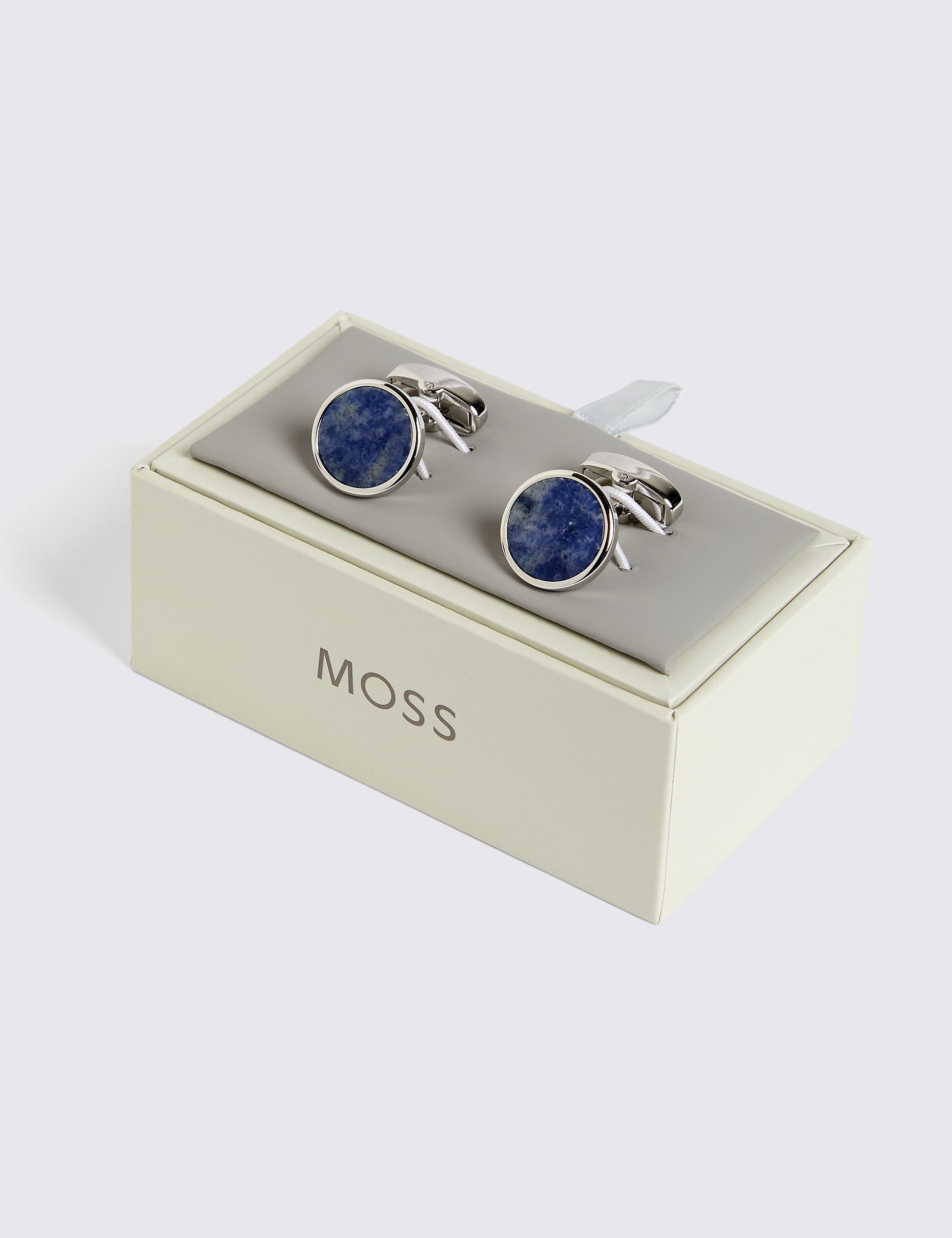 Aventurine Round Cufflinks