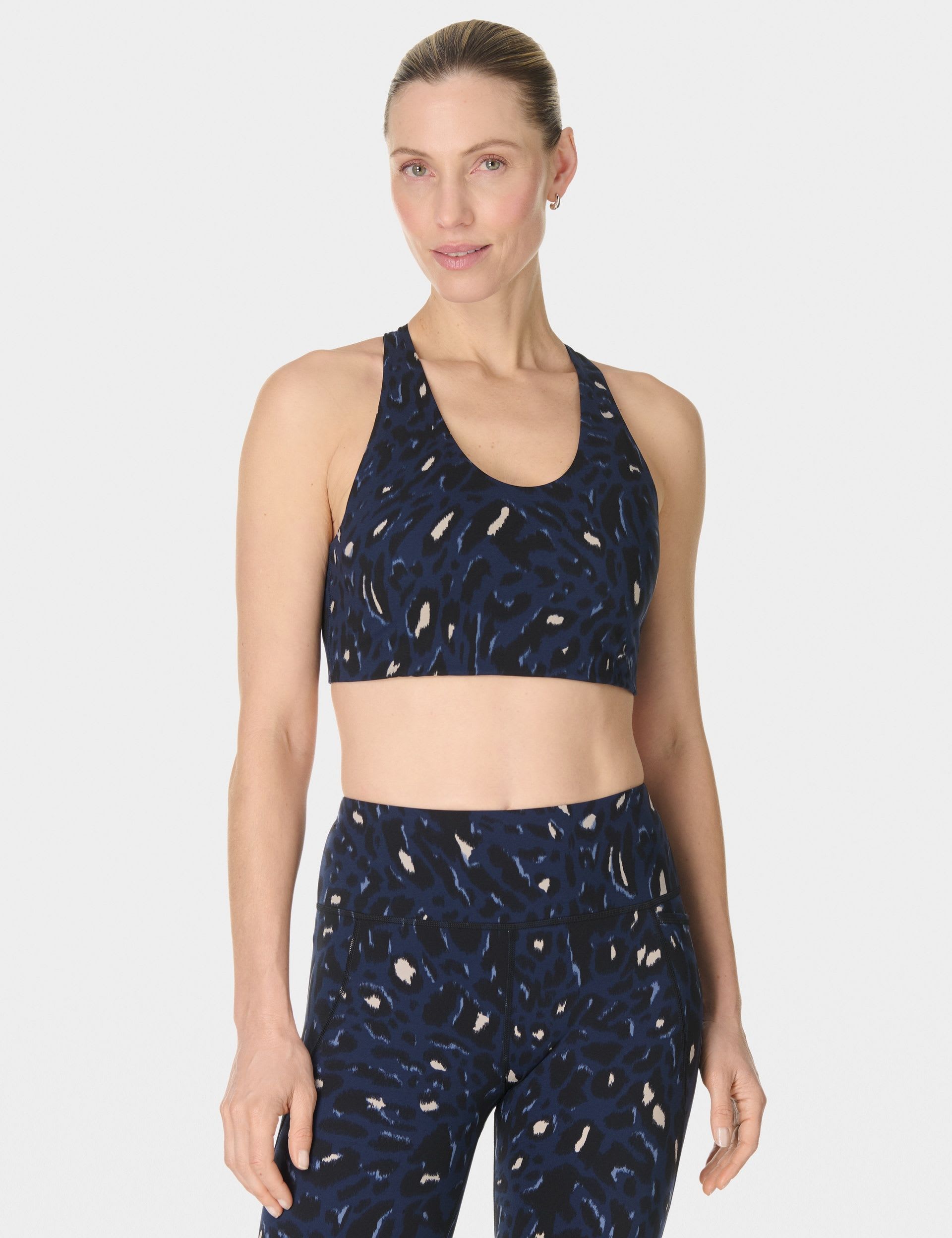 Power Racer Animal Print Sports Bra