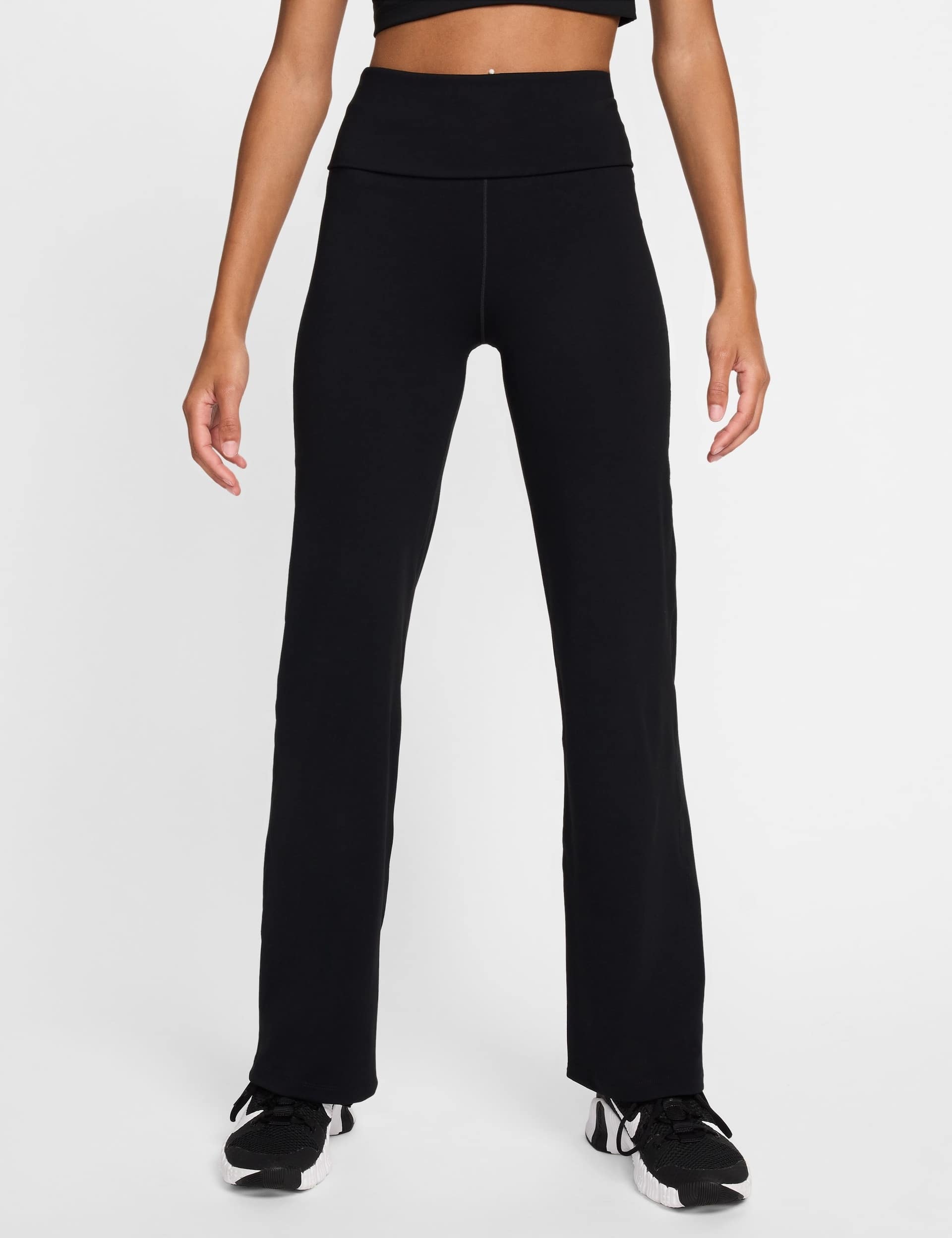 One Dri Fit Fold Over High Waisted Trousers