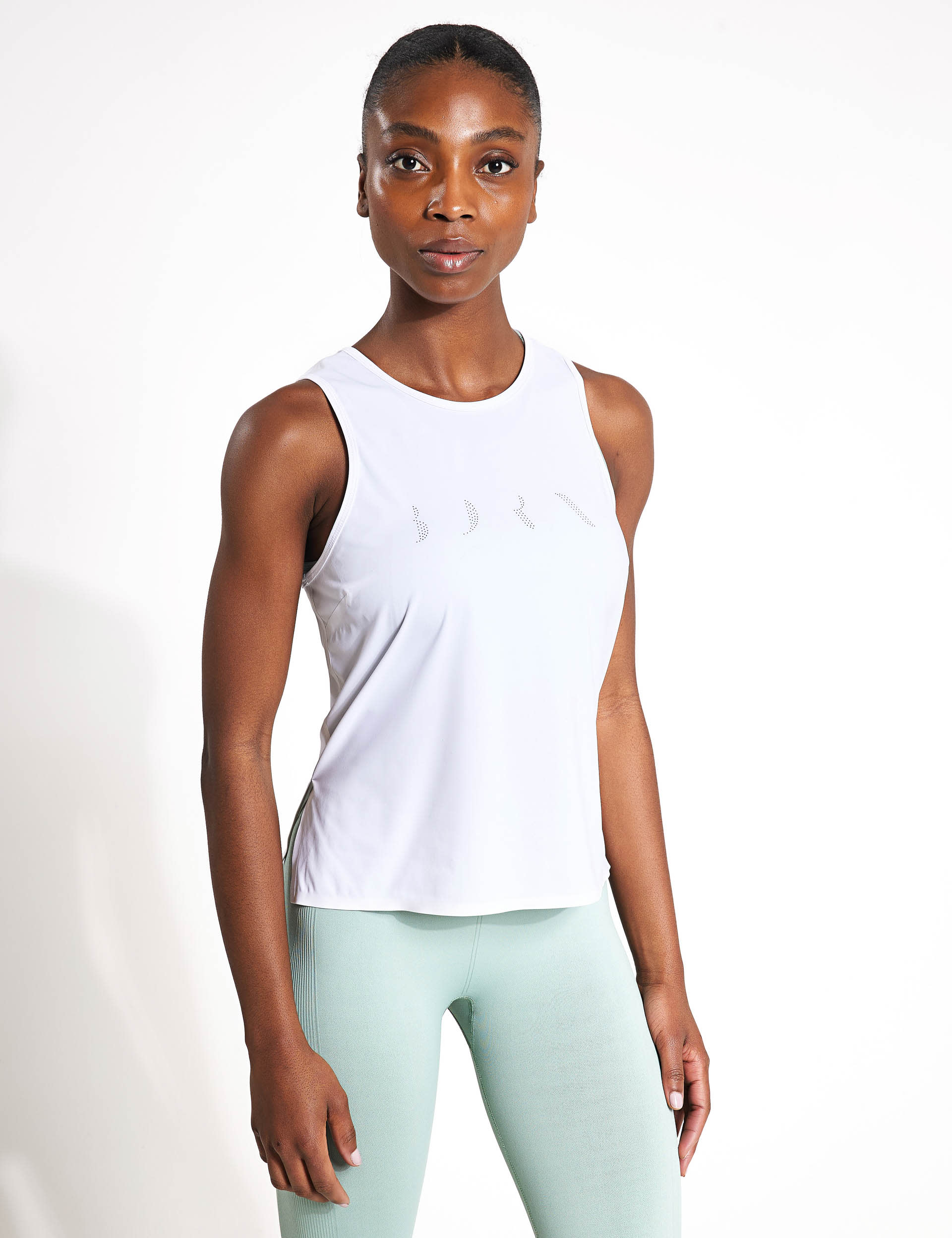 Khaki Marcel Racer Back Vest Top