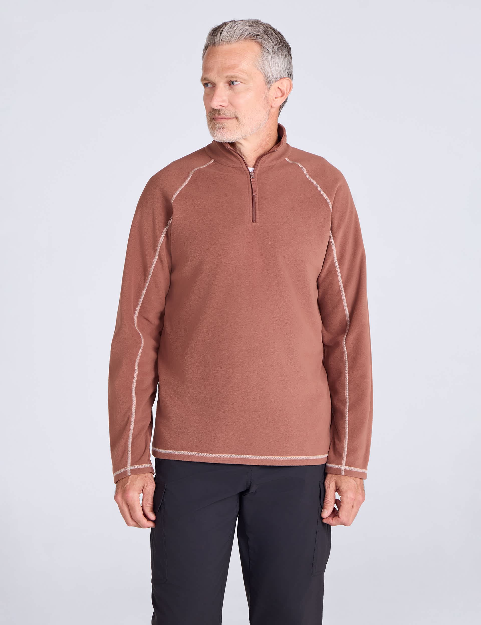 Ashbourne II Funnel Neck Half Zip Fleece
