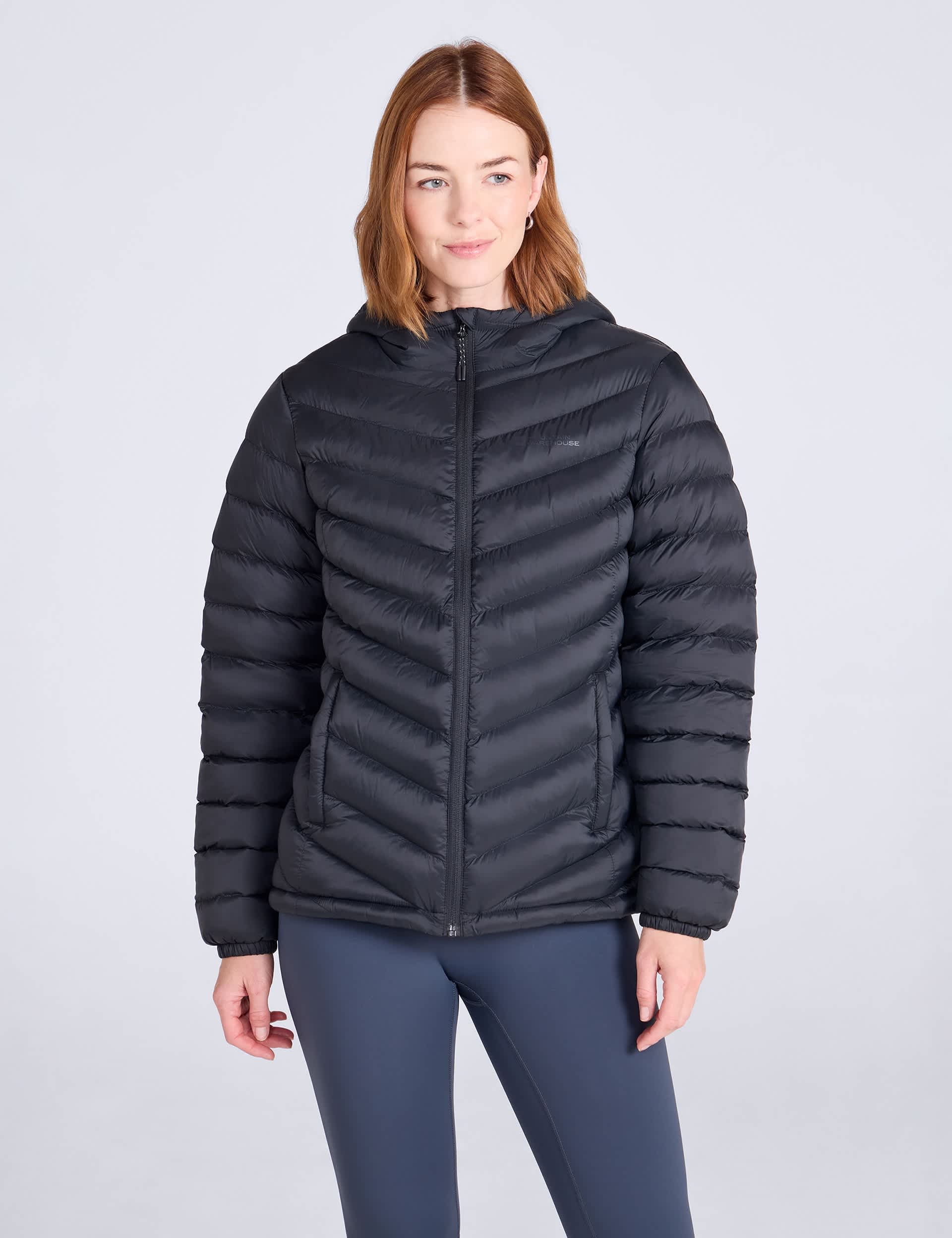 Seasons Water Resistant Padded Hooded Jacket