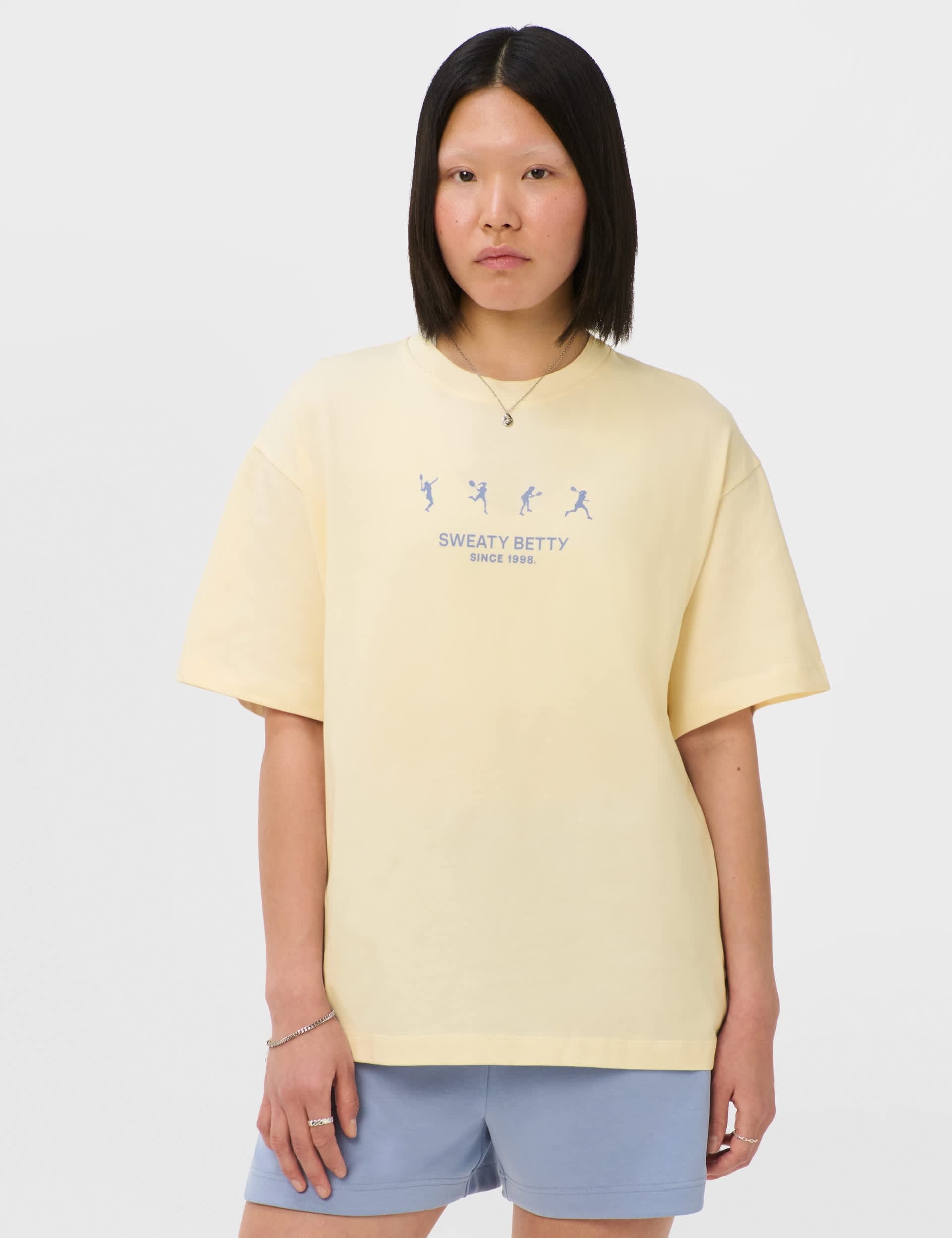 Pure Cotton Tennis Graphic T Shirt