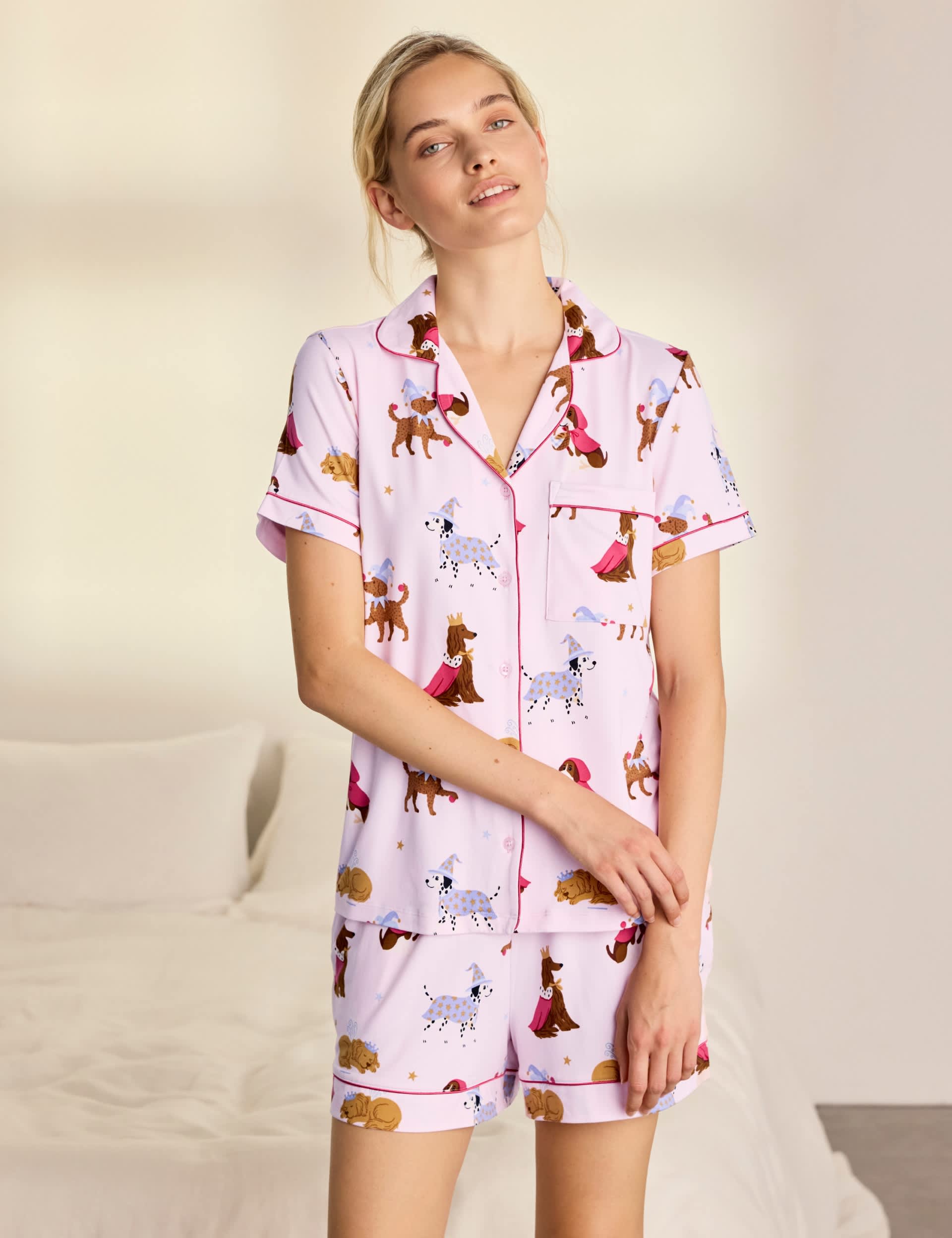 Fairytale Dogs Short Pyjama Set