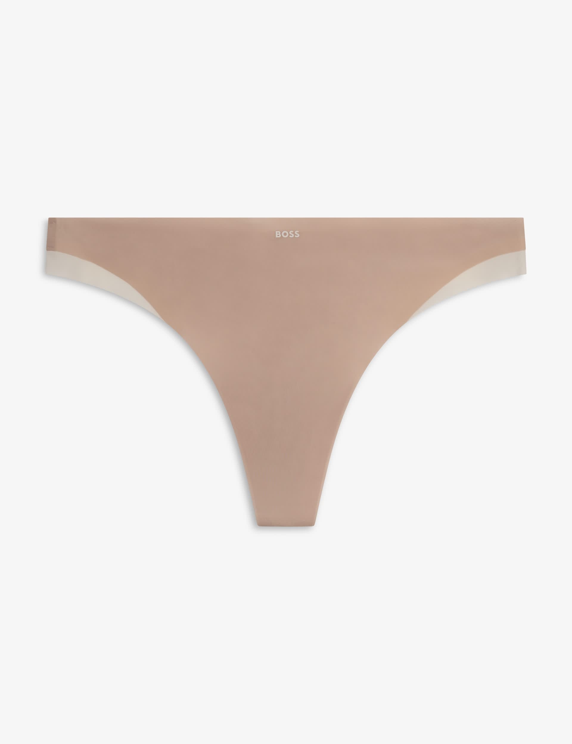 High Rise Microfibre Thong