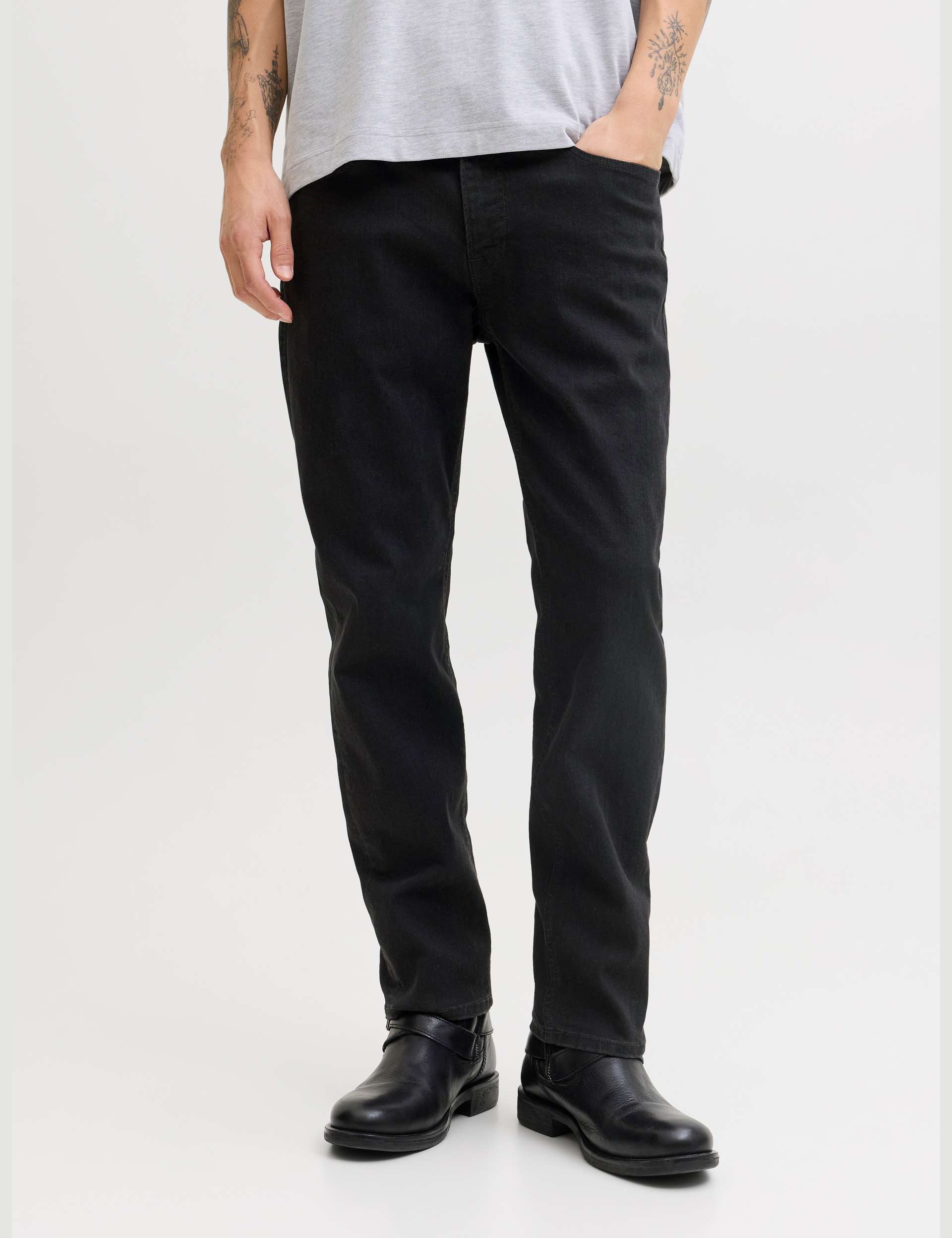 Regular Fit Cotton Rich Jeans